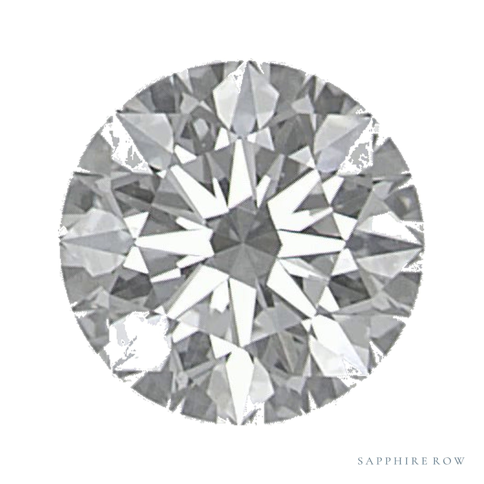 0.44 ct natural diamond, round cut | Sapphire Row · cut4
