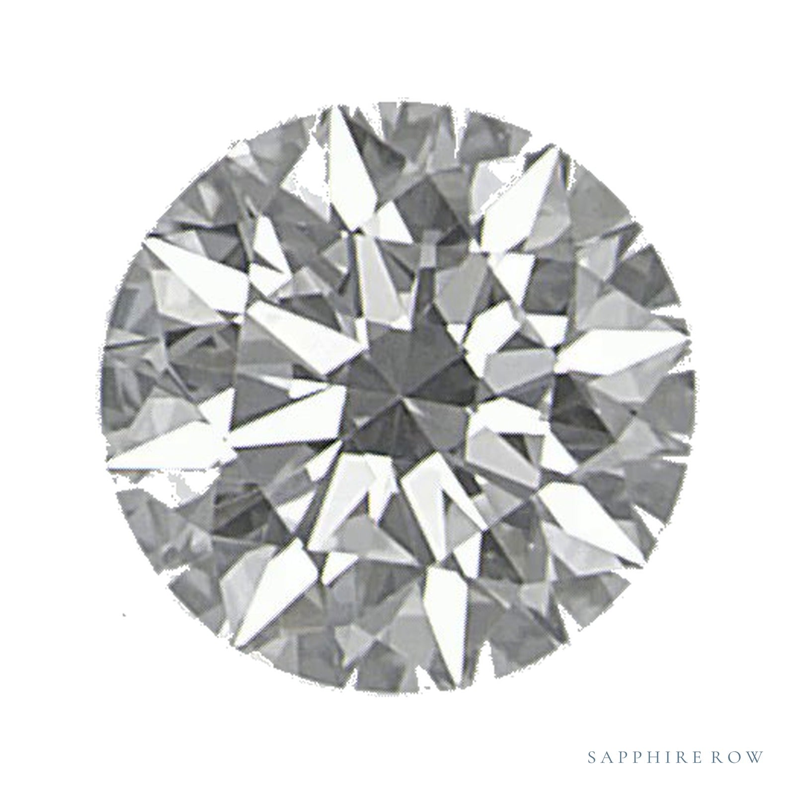0.43 ct Round Natural Diamond – H SI1 — Sapphire Row · cut · cut3 · cut4