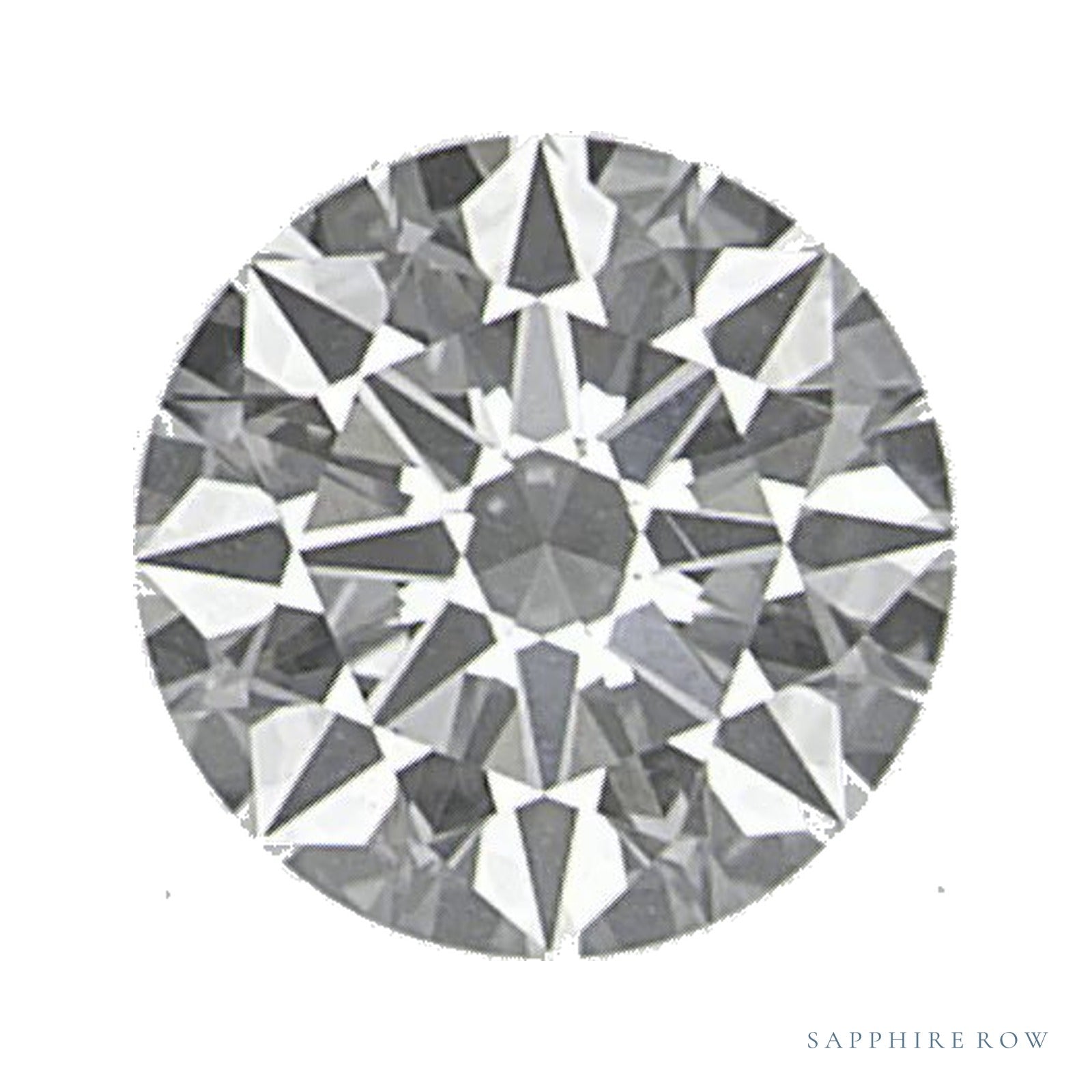 0.43 ct natural diamond, round cut | Sapphire Row · cut4