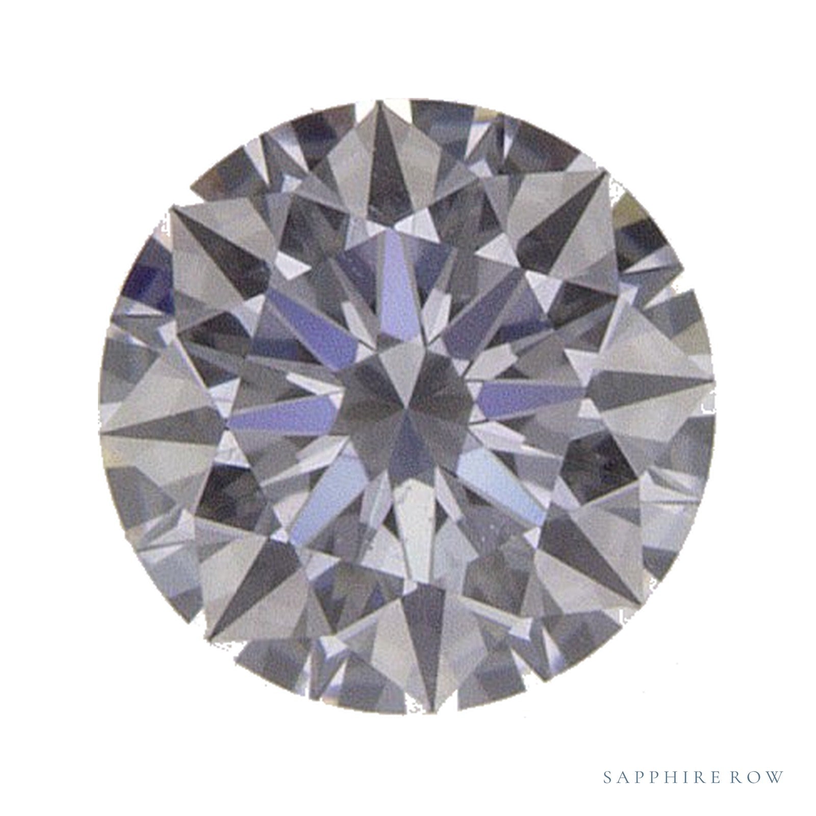 0.43 ct natural diamond, round cut | Sapphire Row · cut4