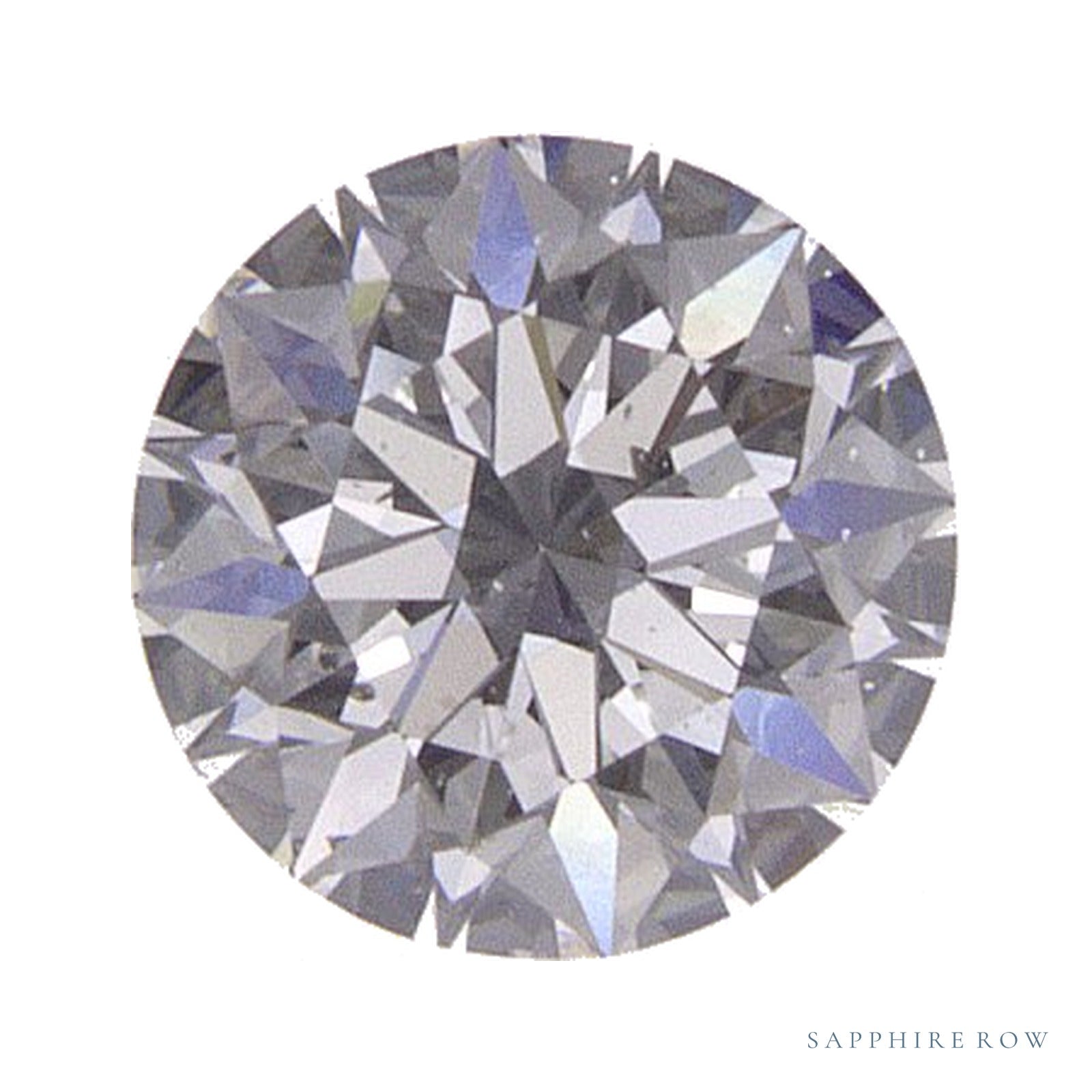 0.42 ct Round Natural Diamond – F SI1 — Sapphire Row · cut · cut3 · cut4