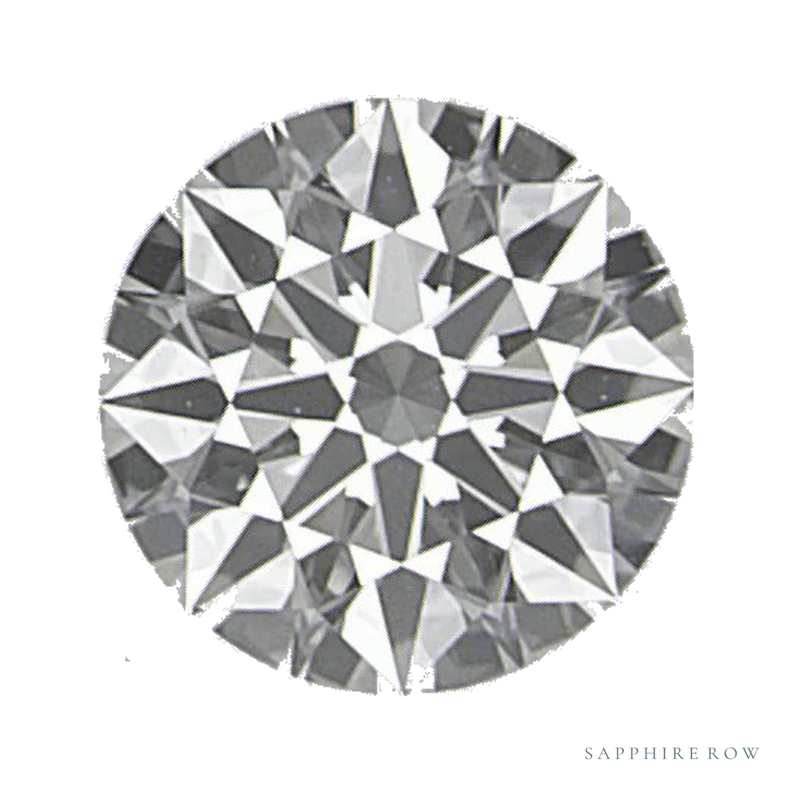 0.42 ct Round Natural Diamond – I VS1 — Sapphire Row · cut · cut3 · cut4