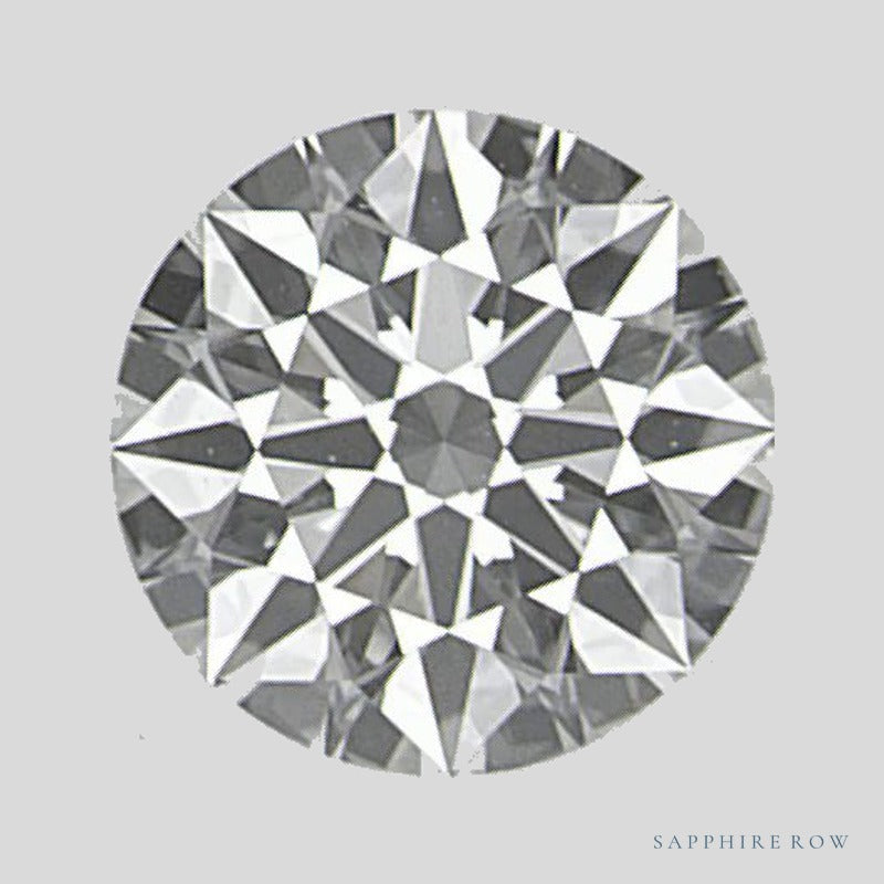 0.42 ct natural diamond, round cut | Sapphire Row · cut4 · cut5