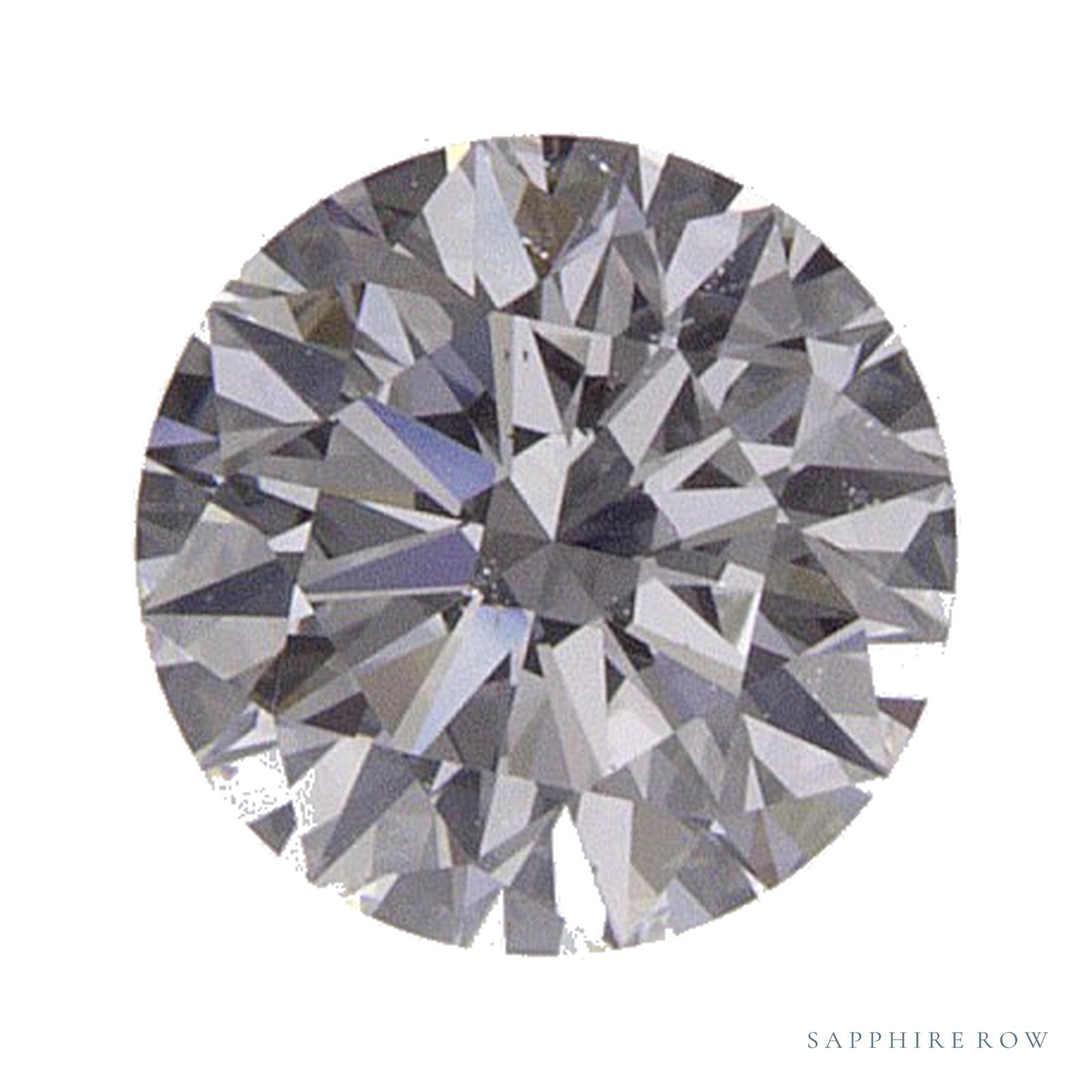0.42 ct Round Natural Diamond – F SI1 — Sapphire Row · cut · cut3 · cut4