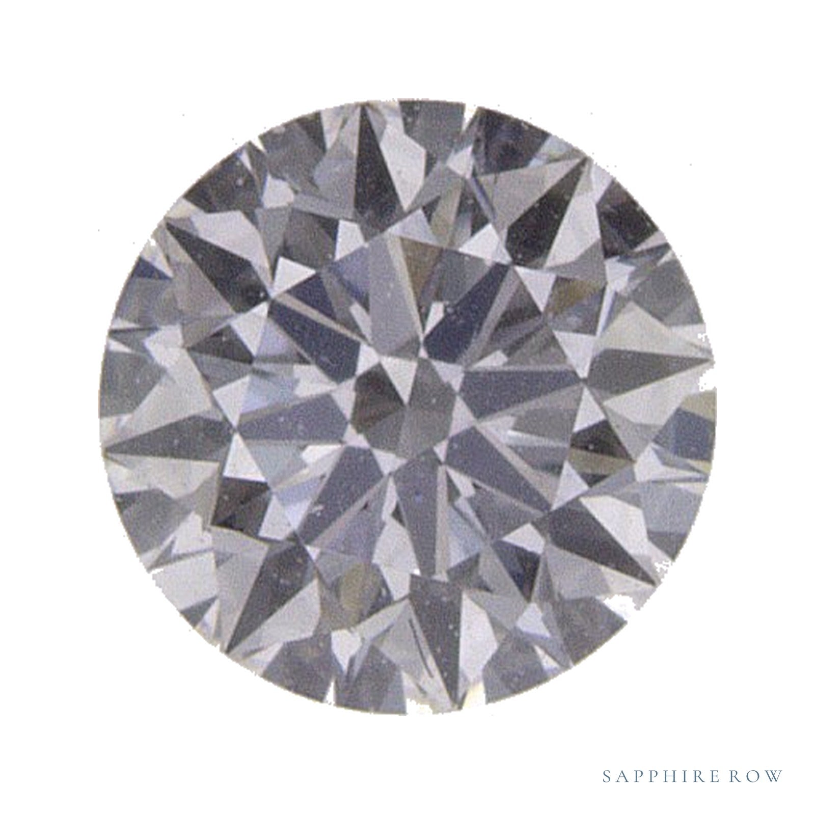 0.42 ct Round Natural Diamond – E VS1 — Sapphire Row · cut · cut3 · cut4