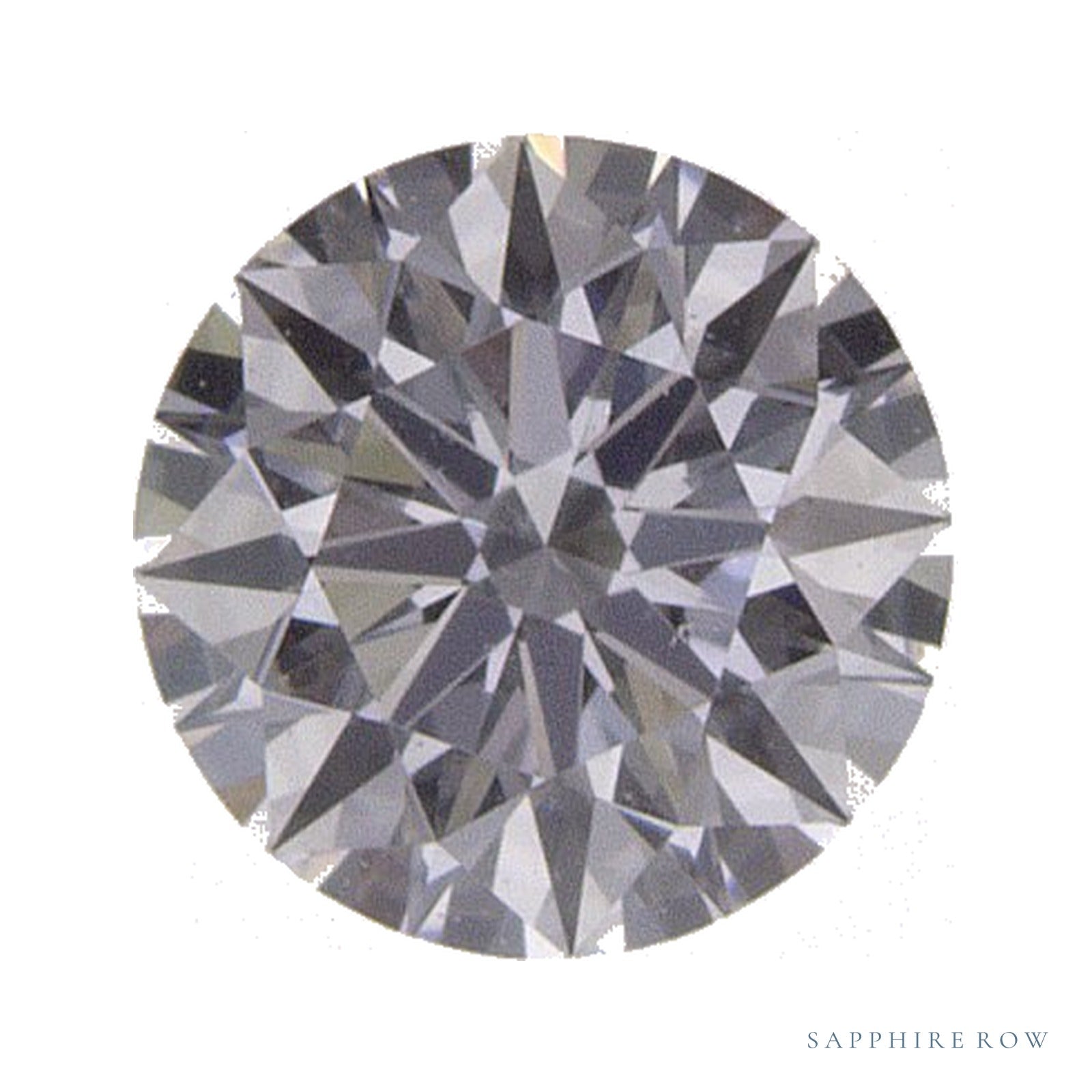 0.42 ct Round Natural Diamond – E VVS2 — Sapphire Row · cut · cut3 · cut4