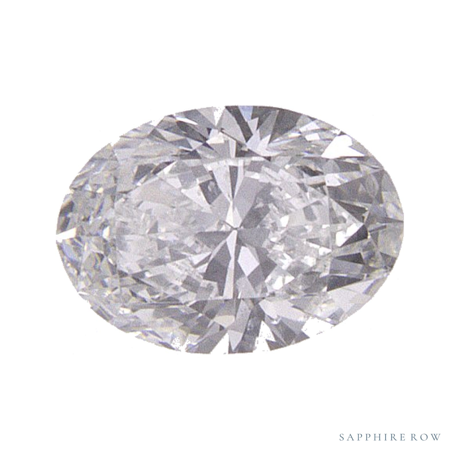 0.40 ct Oval Natural Diamond – F SI2 — Sapphire Row · cut · cut3 · cut4