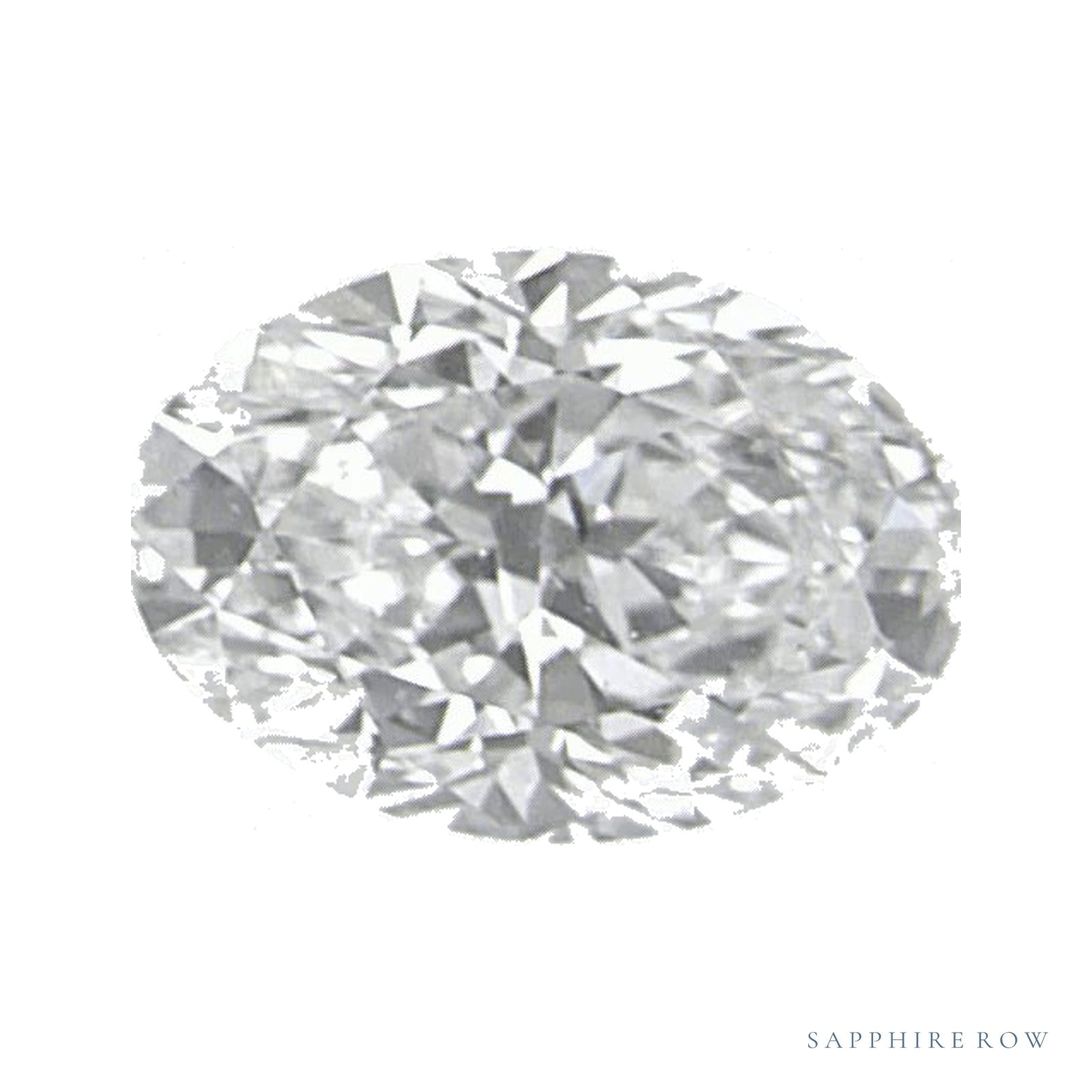 0.40 ct Oval Natural Diamond – F SI1 — Sapphire Row · cut · cut3 · cut4