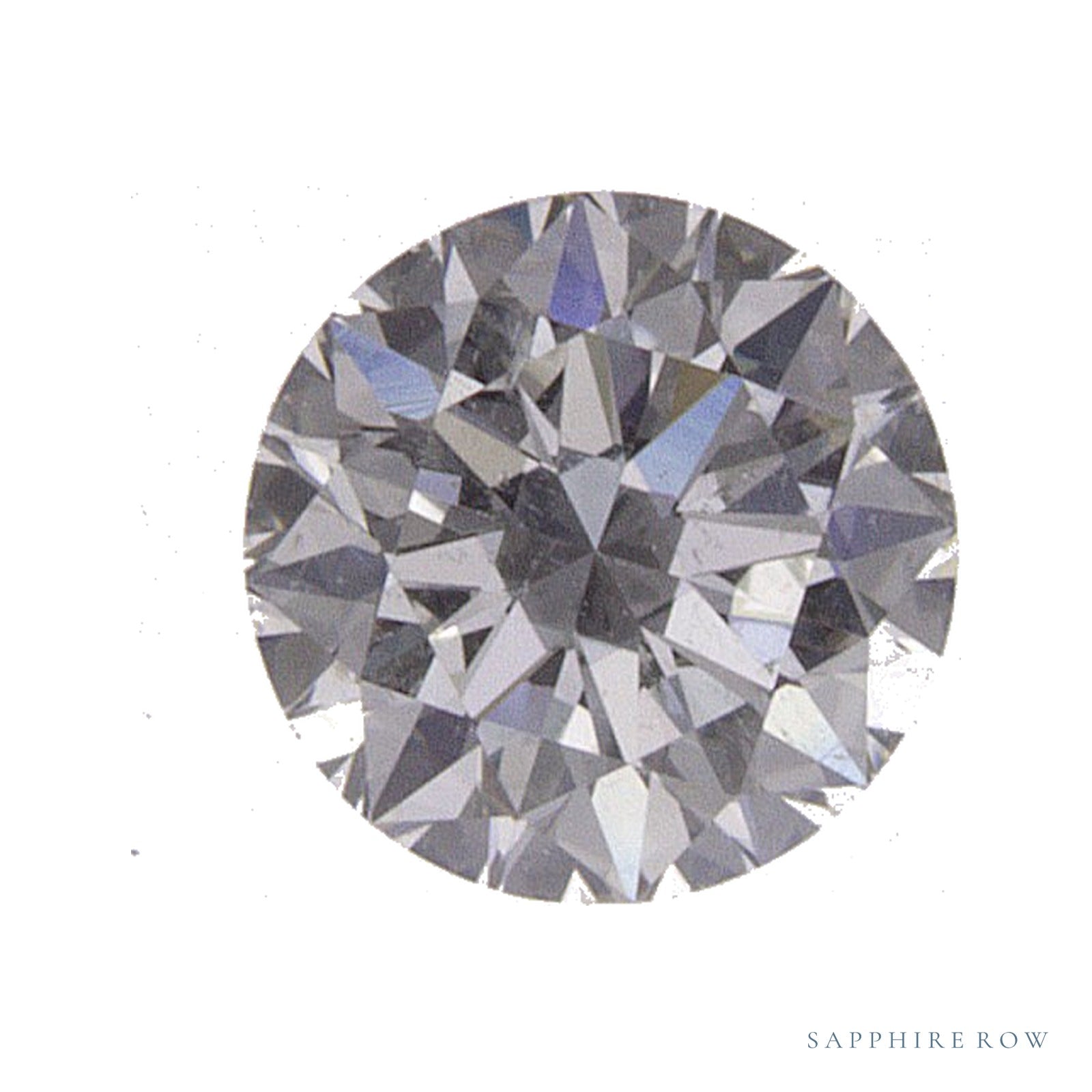 0.40 ct Round Natural Diamond – I SI2 — Sapphire Row · cut · cut3 · cut4