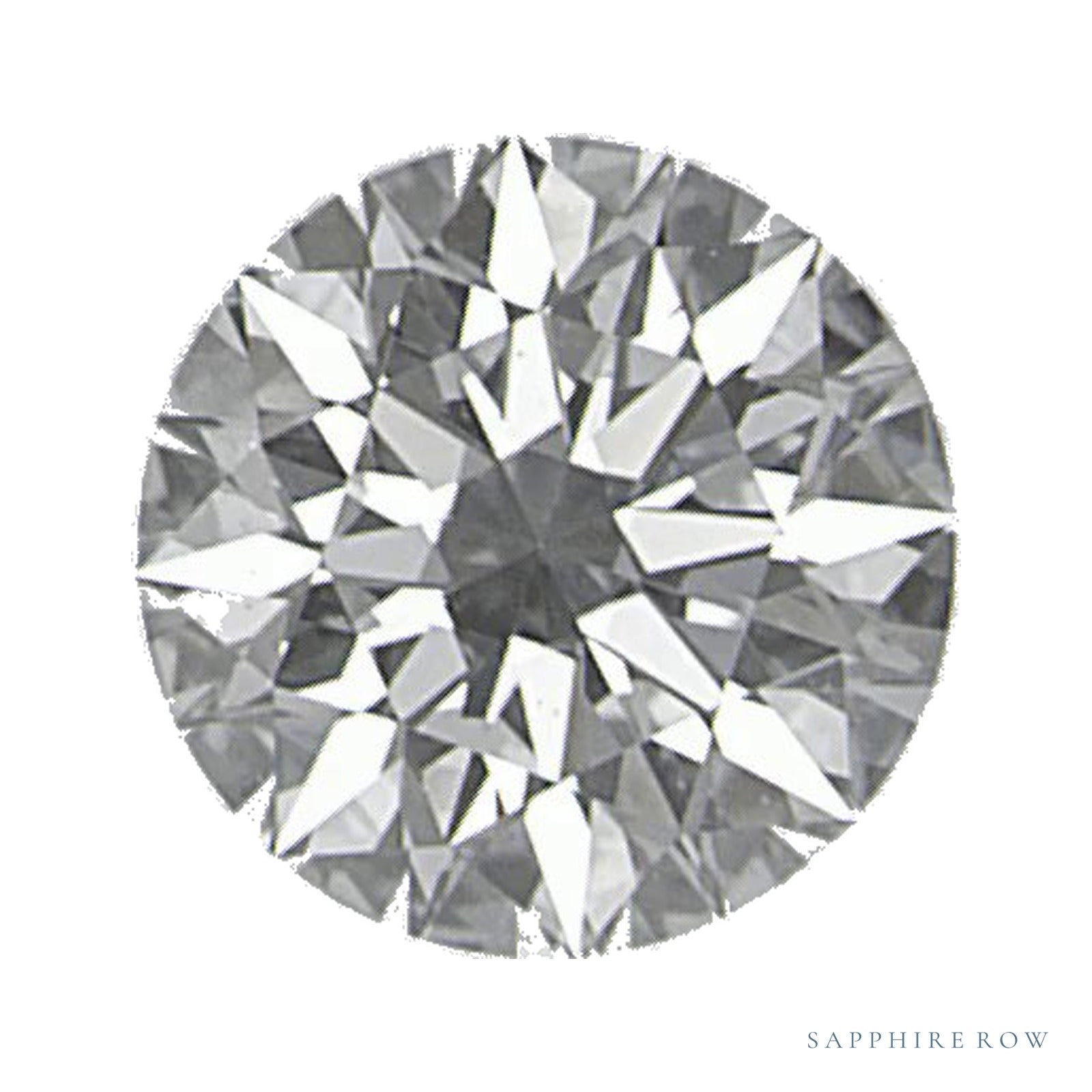 0.40 ct natural diamond, round cut | Sapphire Row · cut4