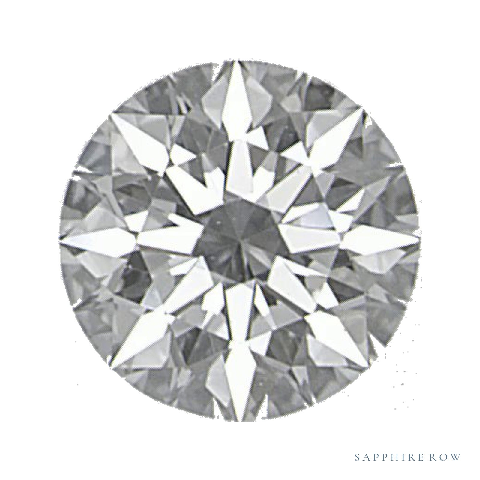 0.40 ct natural diamond, round cut | Sapphire Row · cut4