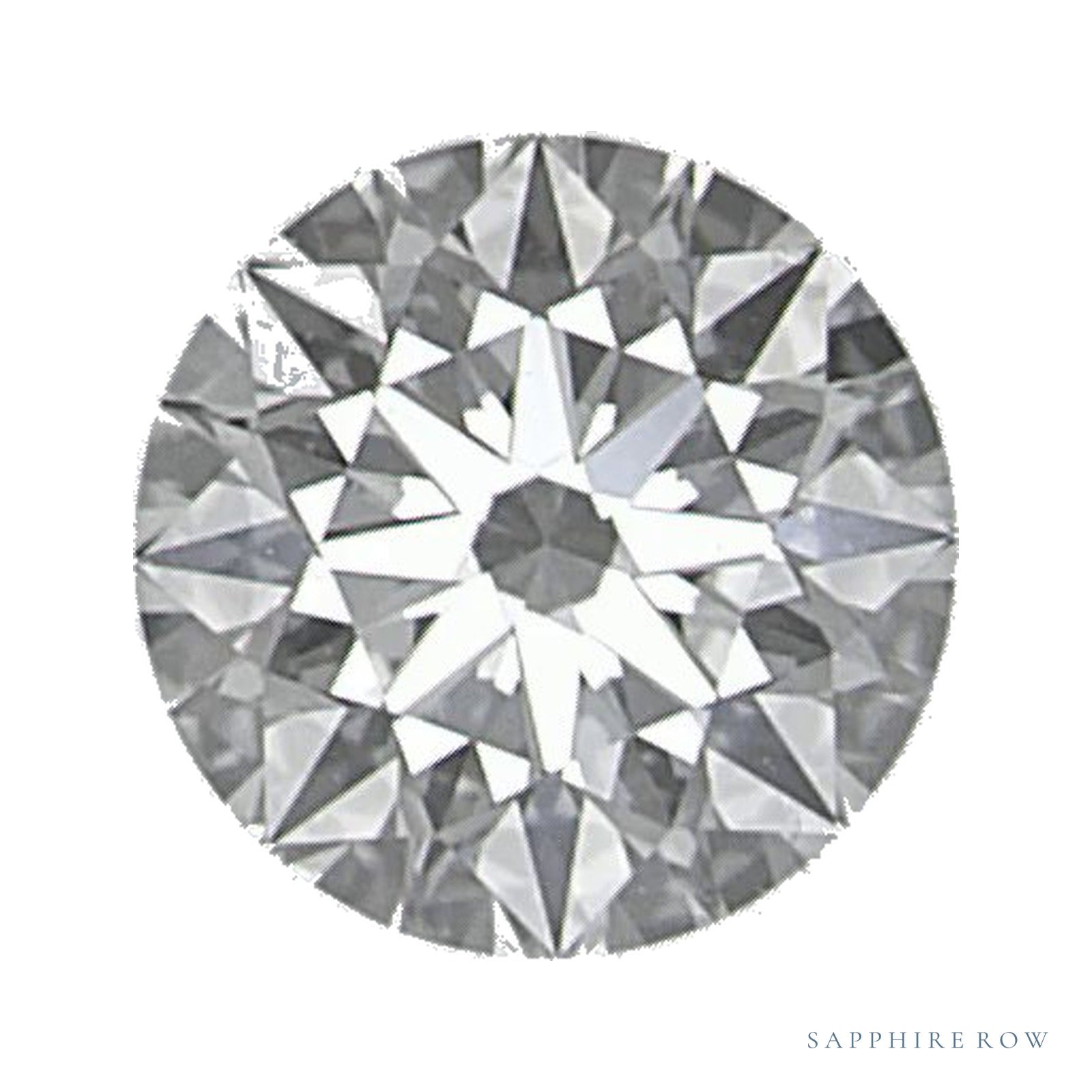 0.40 ct Round Natural Diamond – D VS2 — Sapphire Row · cut · cut3 · cut4