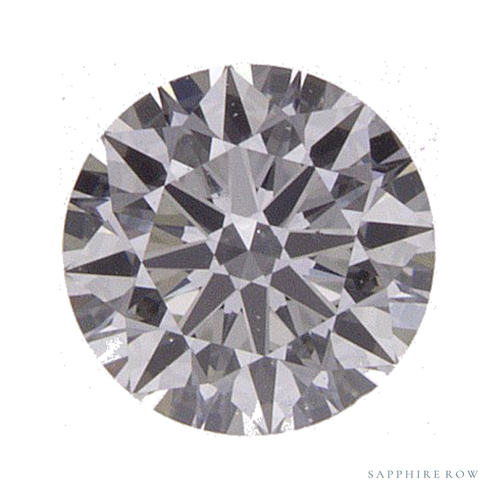 0.40 ct Round Natural Diamond – F SI1 — Sapphire Row · cut · cut3 · cut4