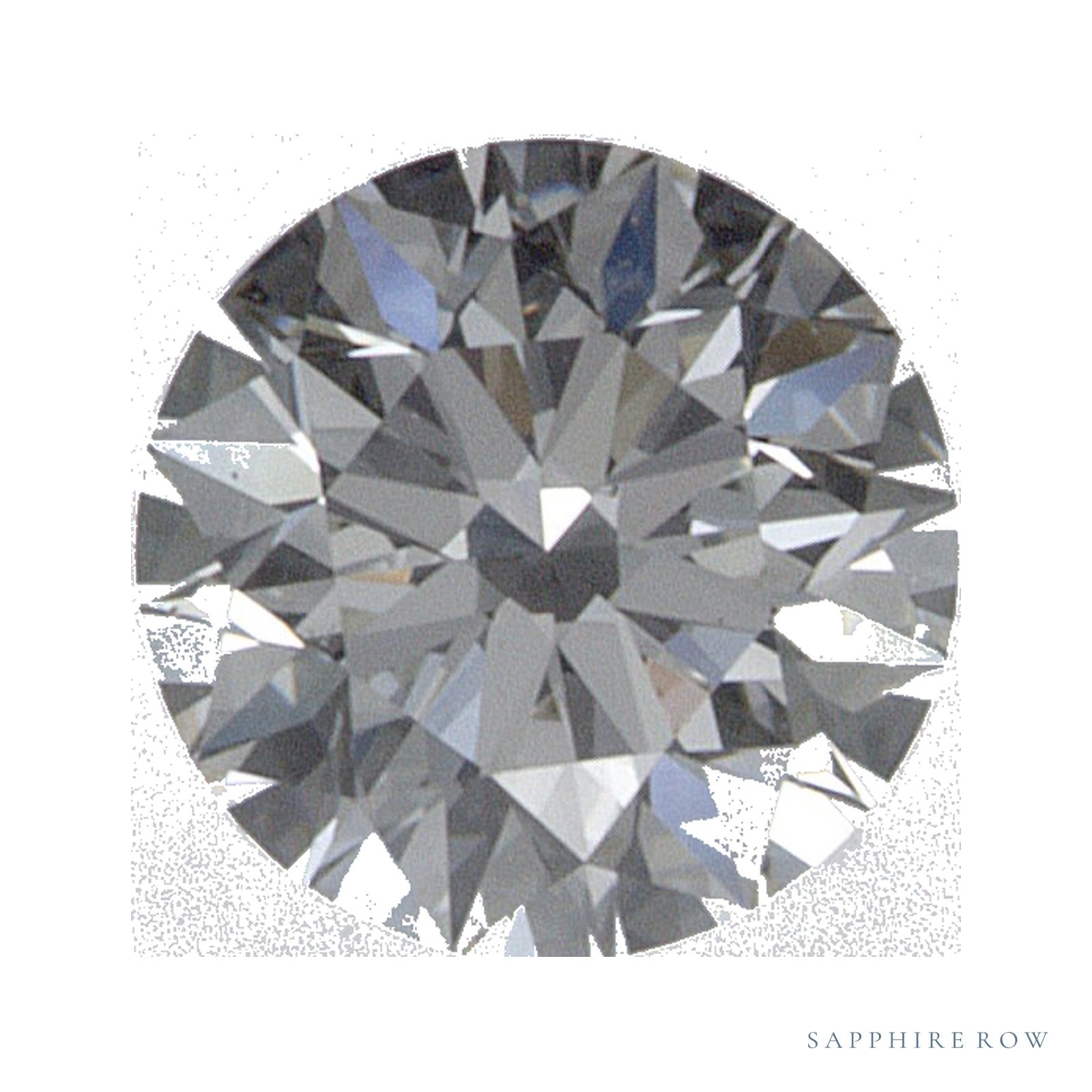 0.38 ct natural diamond, round cut | Sapphire Row · cut4