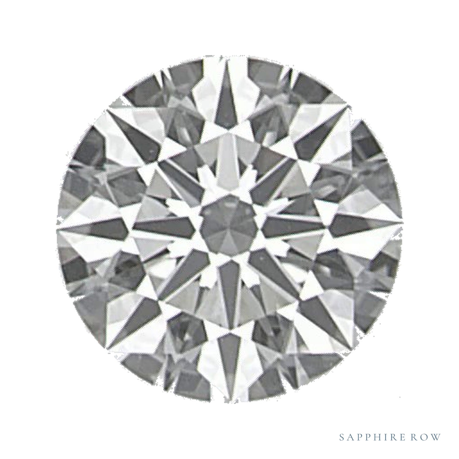 0.38 ct Round Natural Diamond – E VVS2 — Sapphire Row · cut · cut3 · cut4