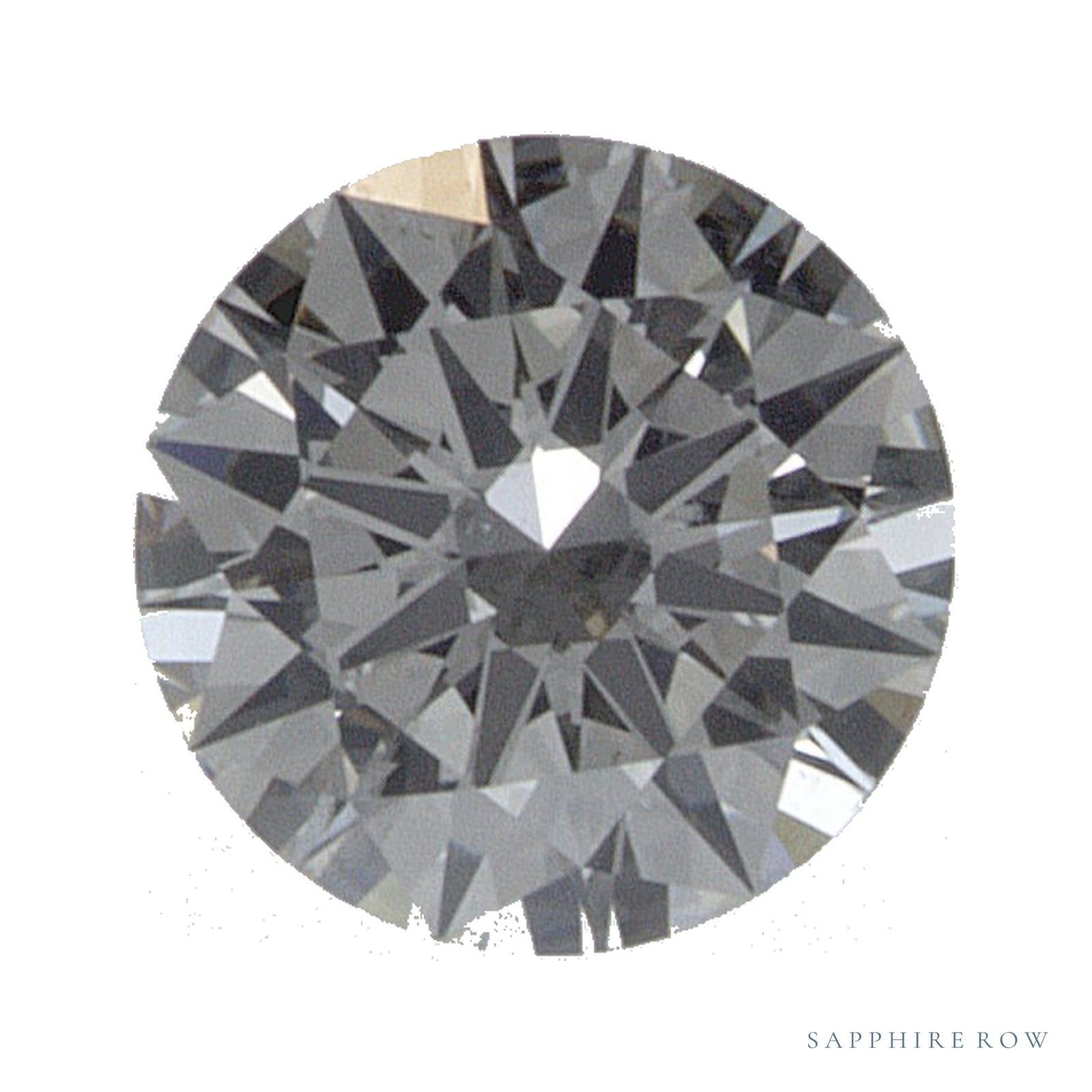 0.37 ct Round Natural Diamond – H SI2 — Sapphire Row · cut · cut3 · cut4