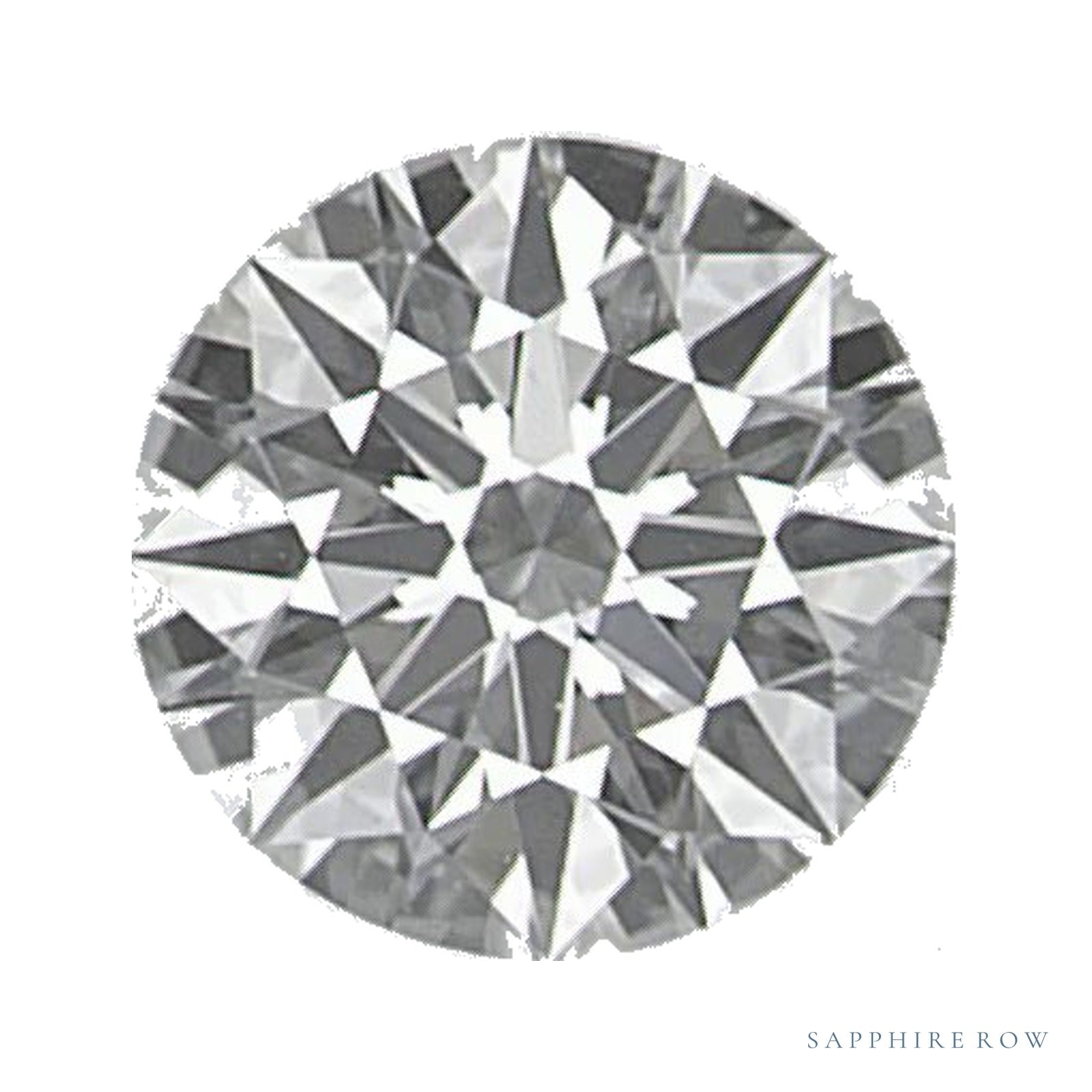 0.37 ct natural diamond, round cut | Sapphire Row · cut4