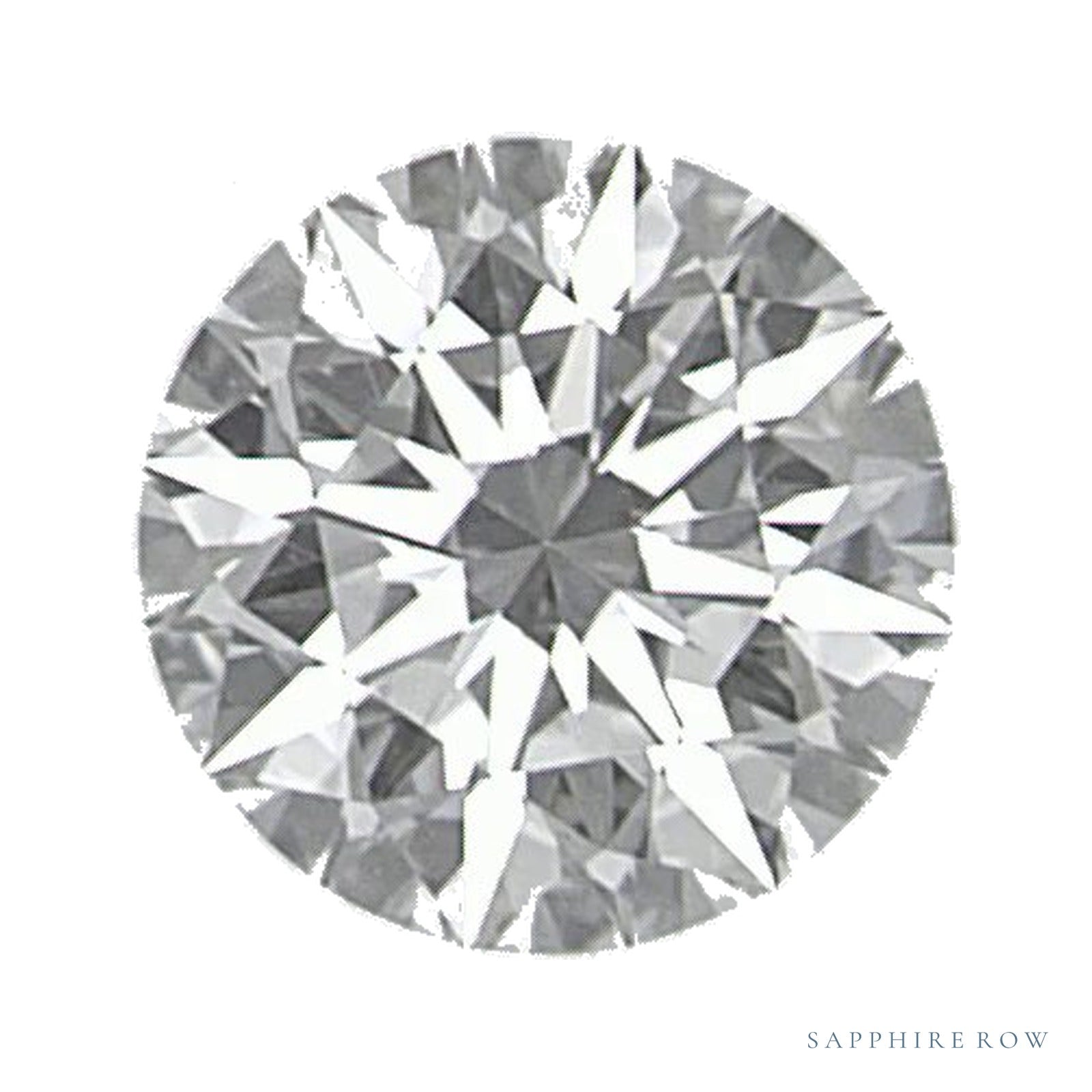 0.36 ct Round Natural Diamond – F VVS1 — Sapphire Row · cut · cut3 · cut4