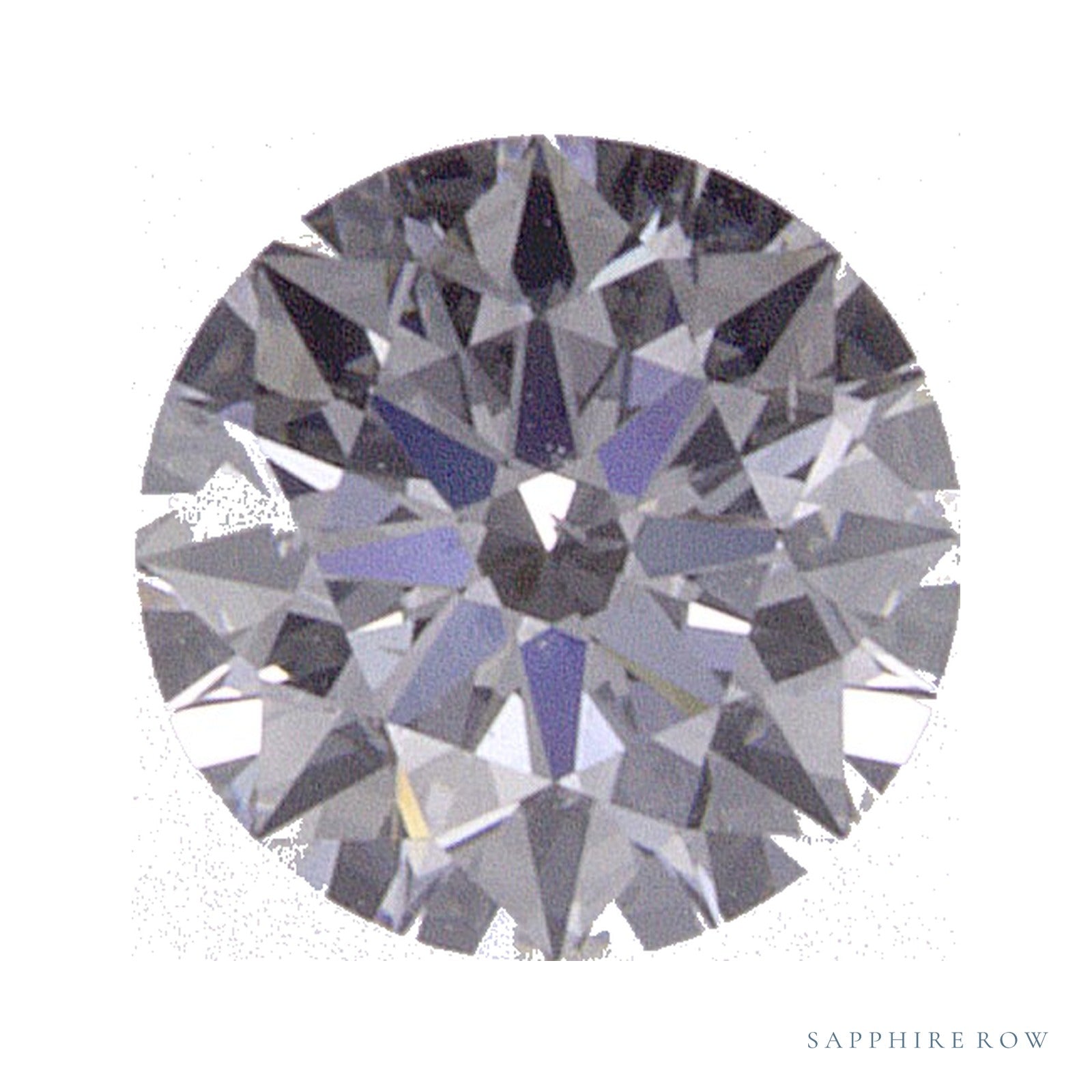 0.36 ct natural diamond, round cut | Sapphire Row · cut4