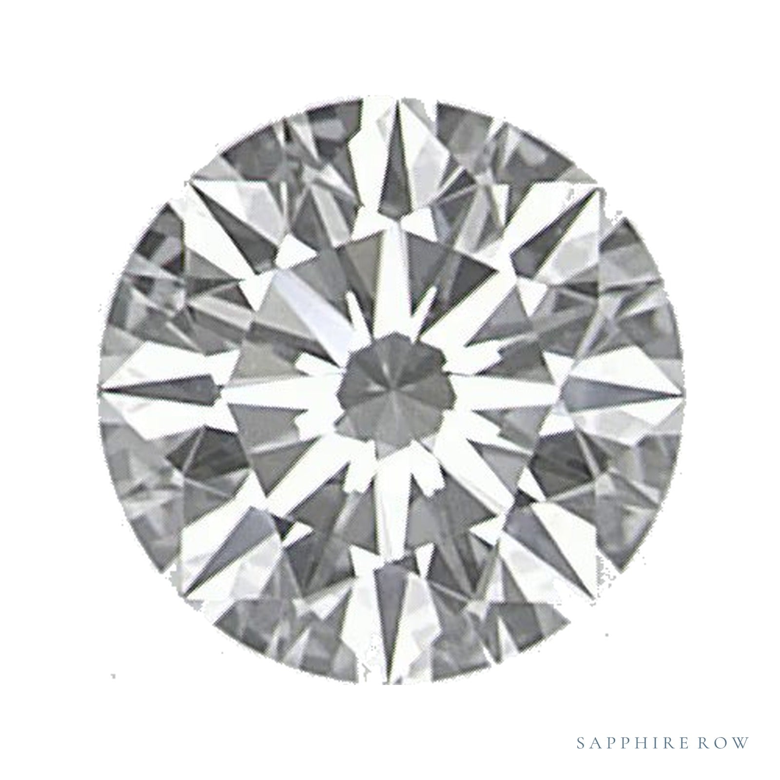 0.36 ct Round Natural Diamond – E VVS1 — Sapphire Row · cut · cut3 · cut4