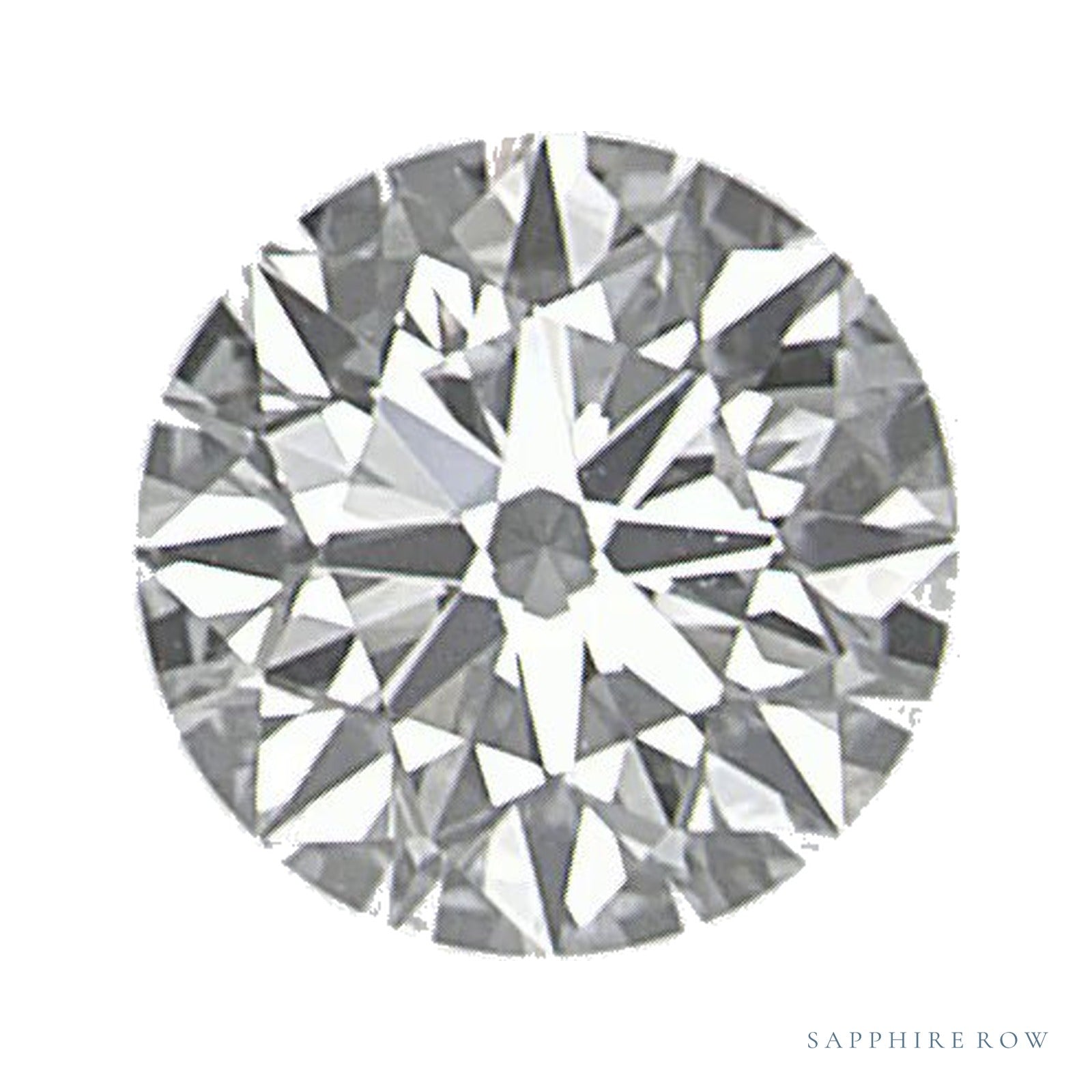 0.36 ct Round Natural Diamond – E VVS1 — Sapphire Row · cut · cut3 · cut4