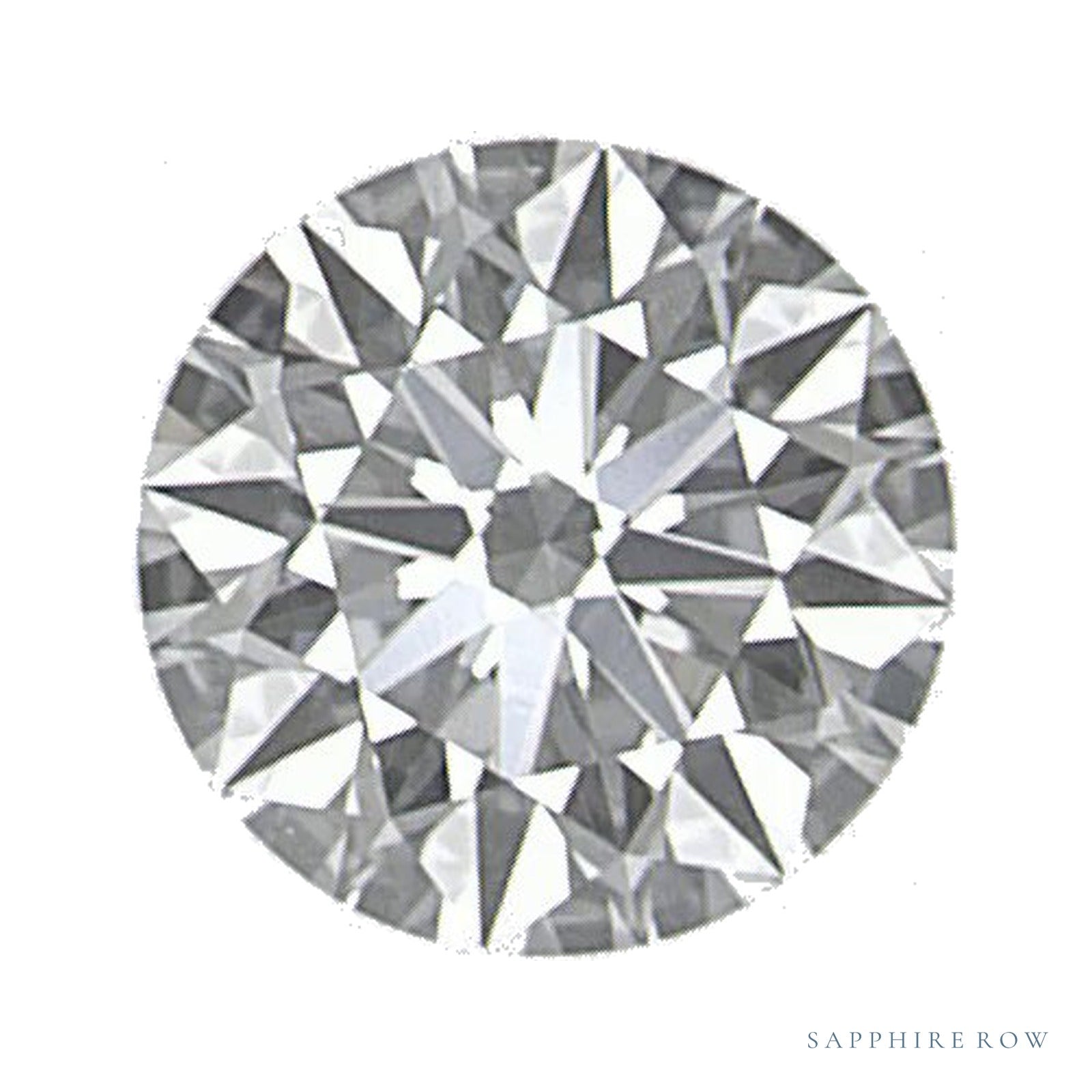 0.36 ct Round Natural Diamond – E VVS1 — Sapphire Row · cut · cut3 · cut4