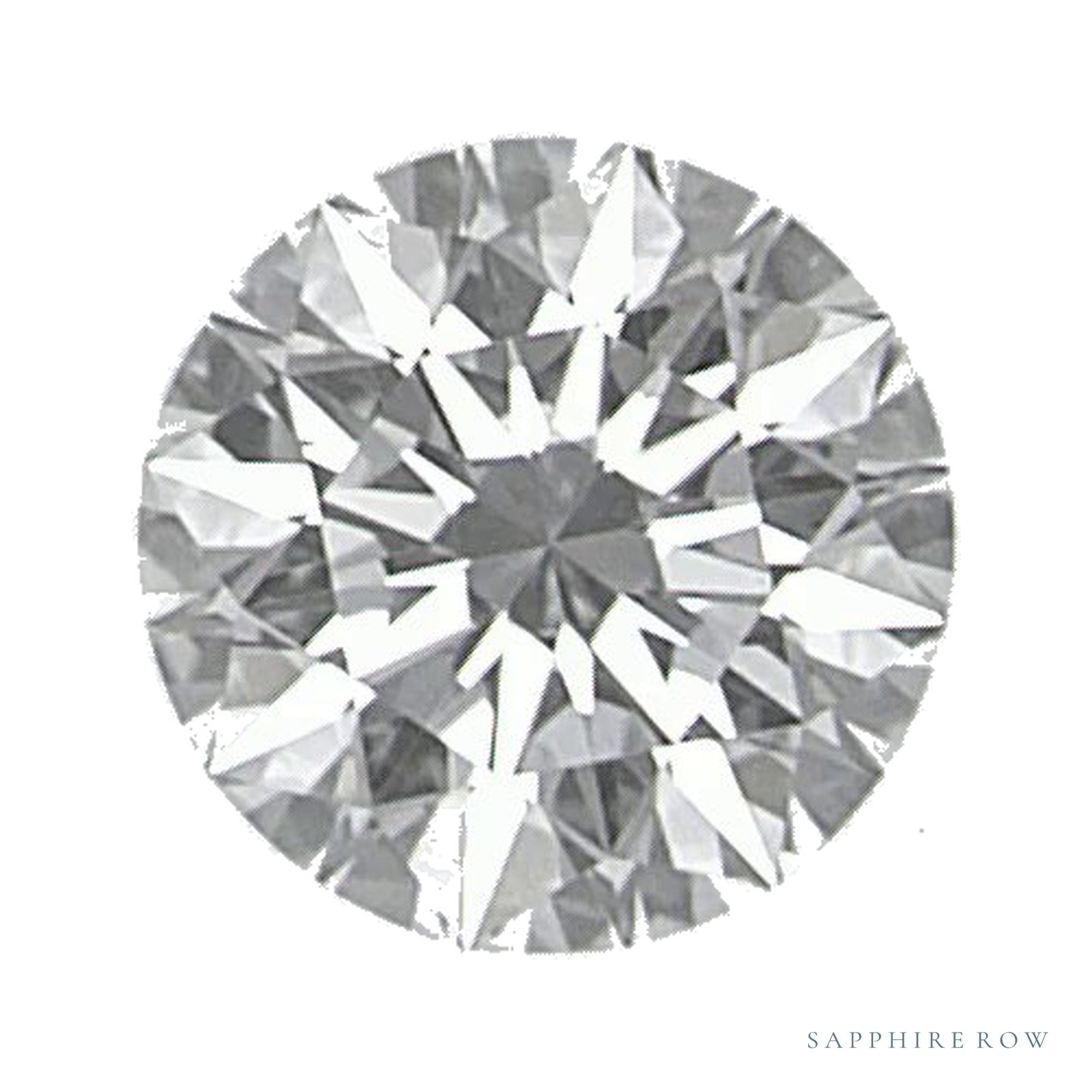 0.36 ct Round Natural Diamond – E VVS1 — Sapphire Row · cut · cut3 · cut4