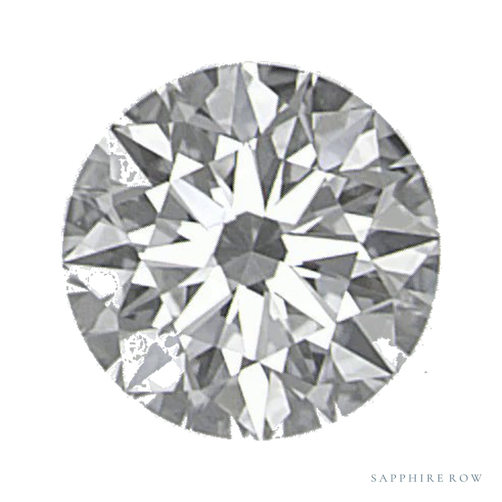 0.35 ct natural diamond, round cut | Sapphire Row · cut4