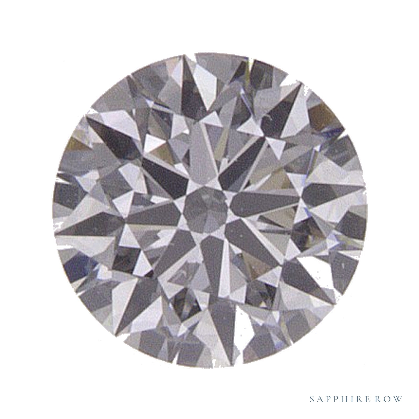 0.34 ct Round Natural Diamond – E VVS1 — Sapphire Row · cut · cut3 · cut4