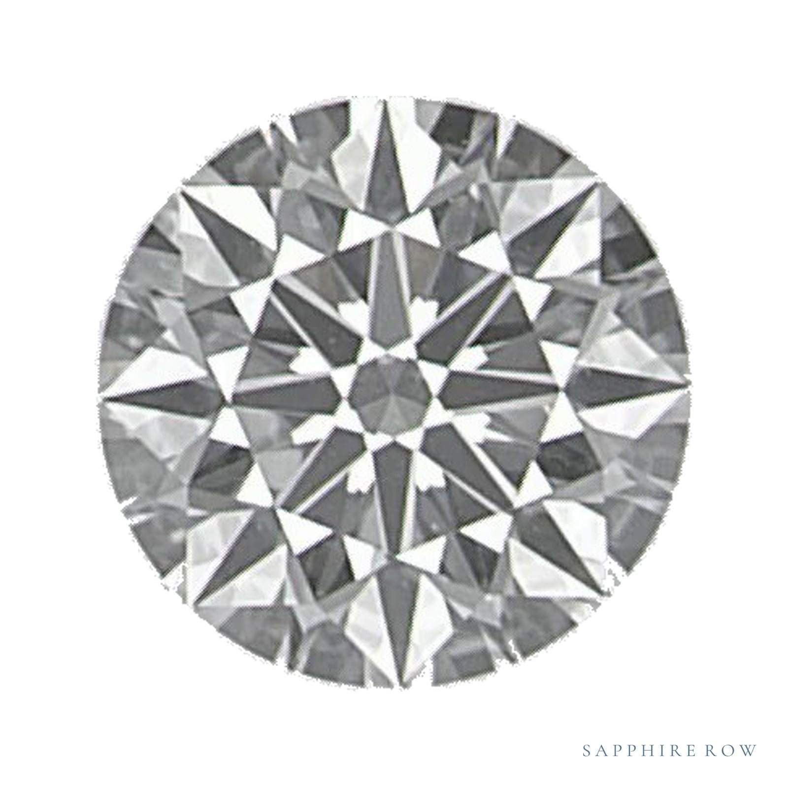 0.34 ct natural diamond, round cut | Sapphire Row · cut4
