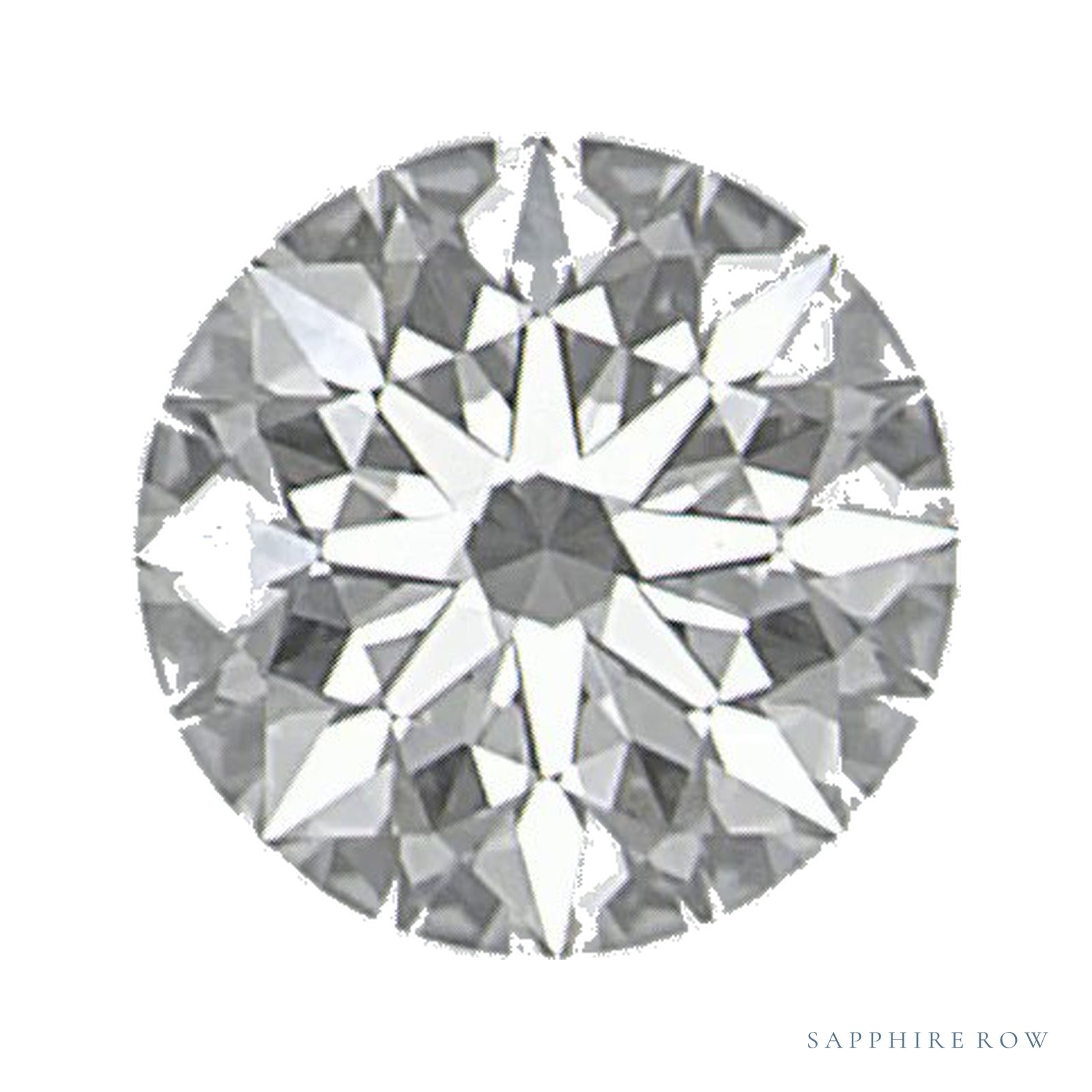 0.33 ct Round Natural Diamond – F VS1 — Sapphire Row · cut · cut3 · cut4