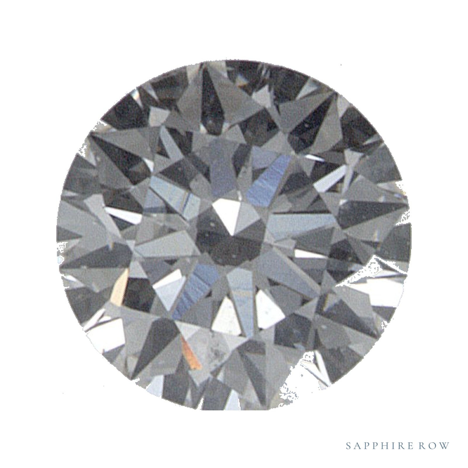 0.32 ct Round Natural Diamond – H SI1 — Sapphire Row · cut · cut3 · cut4