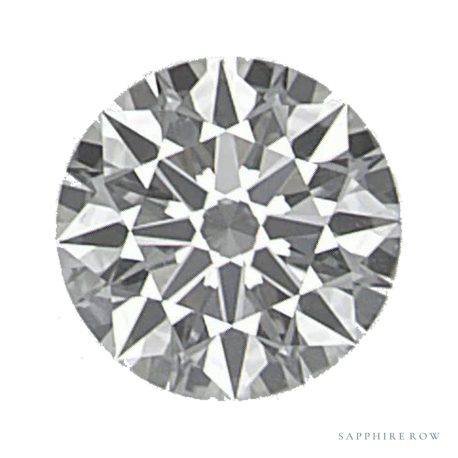 0.32 ct natural diamond, round cut | Sapphire Row · cut4