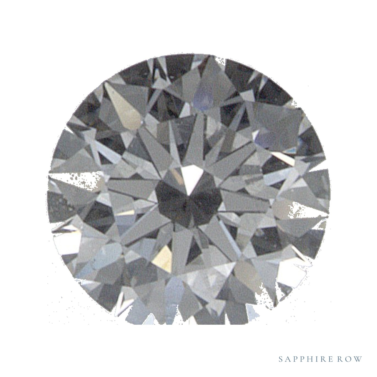 0.30 ct Round Natural Diamond – I SI1 — Sapphire Row · cut · cut4