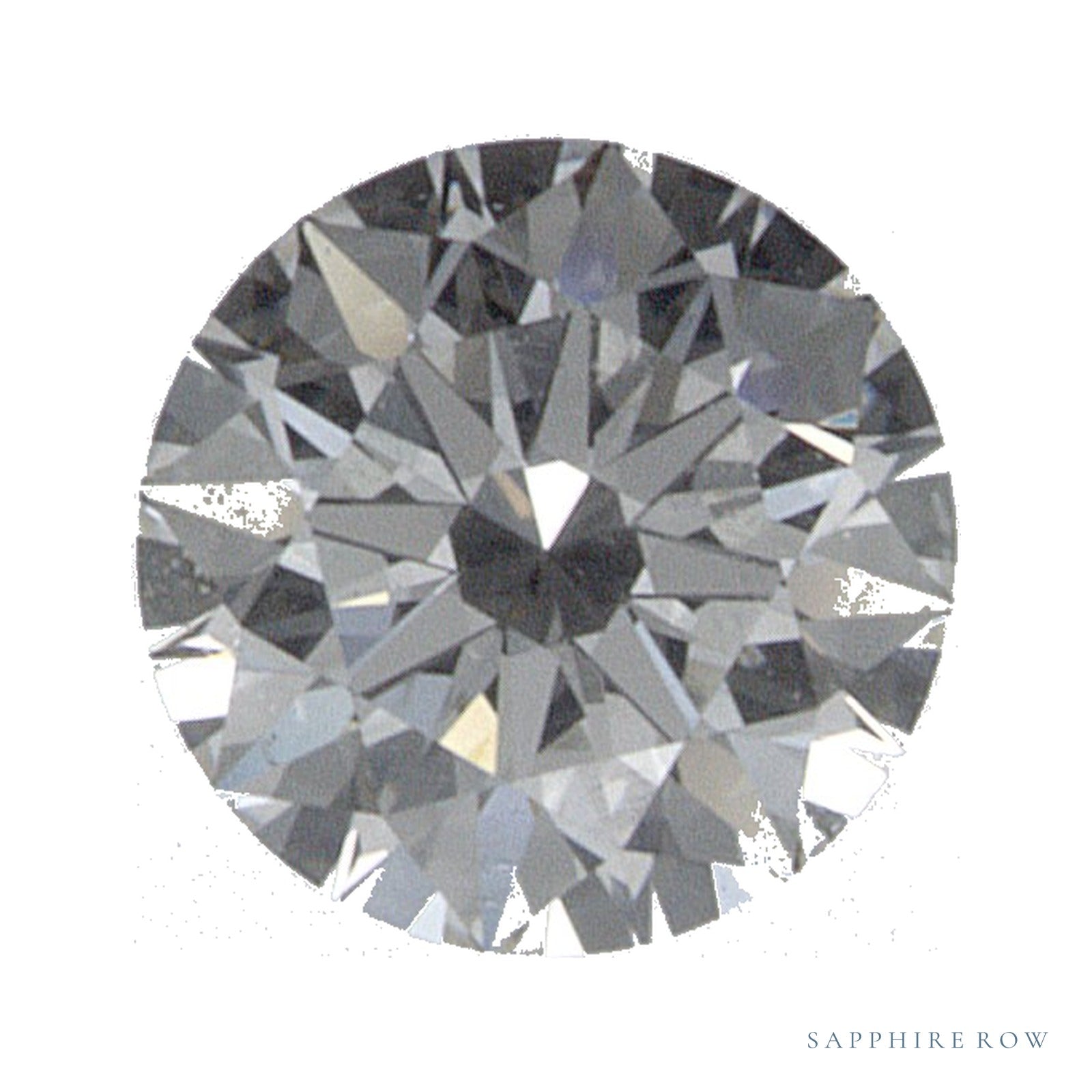 0.30 ct Round Natural Diamond – I SI1 — Sapphire Row · cut · cut4