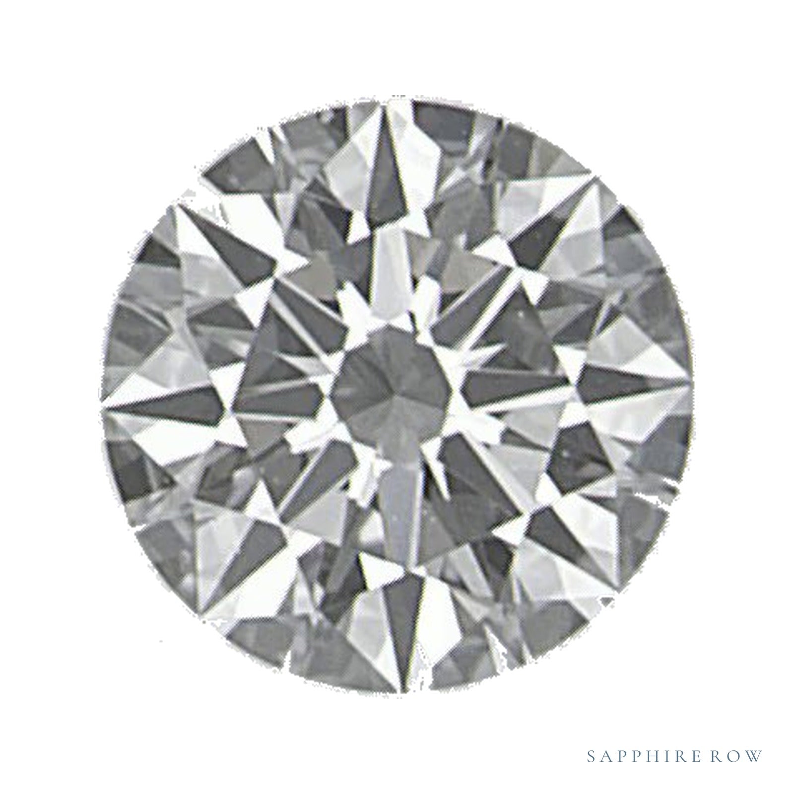 0.30 ct natural diamond, round cut | Sapphire Row · cut4