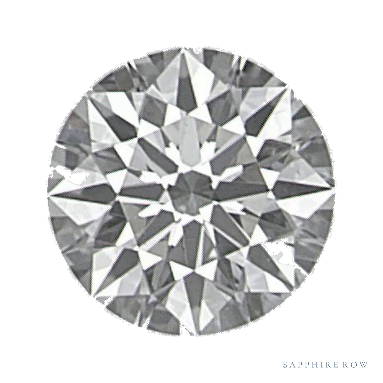 0.30 ct natural diamond, round cut | Sapphire Row · cut4