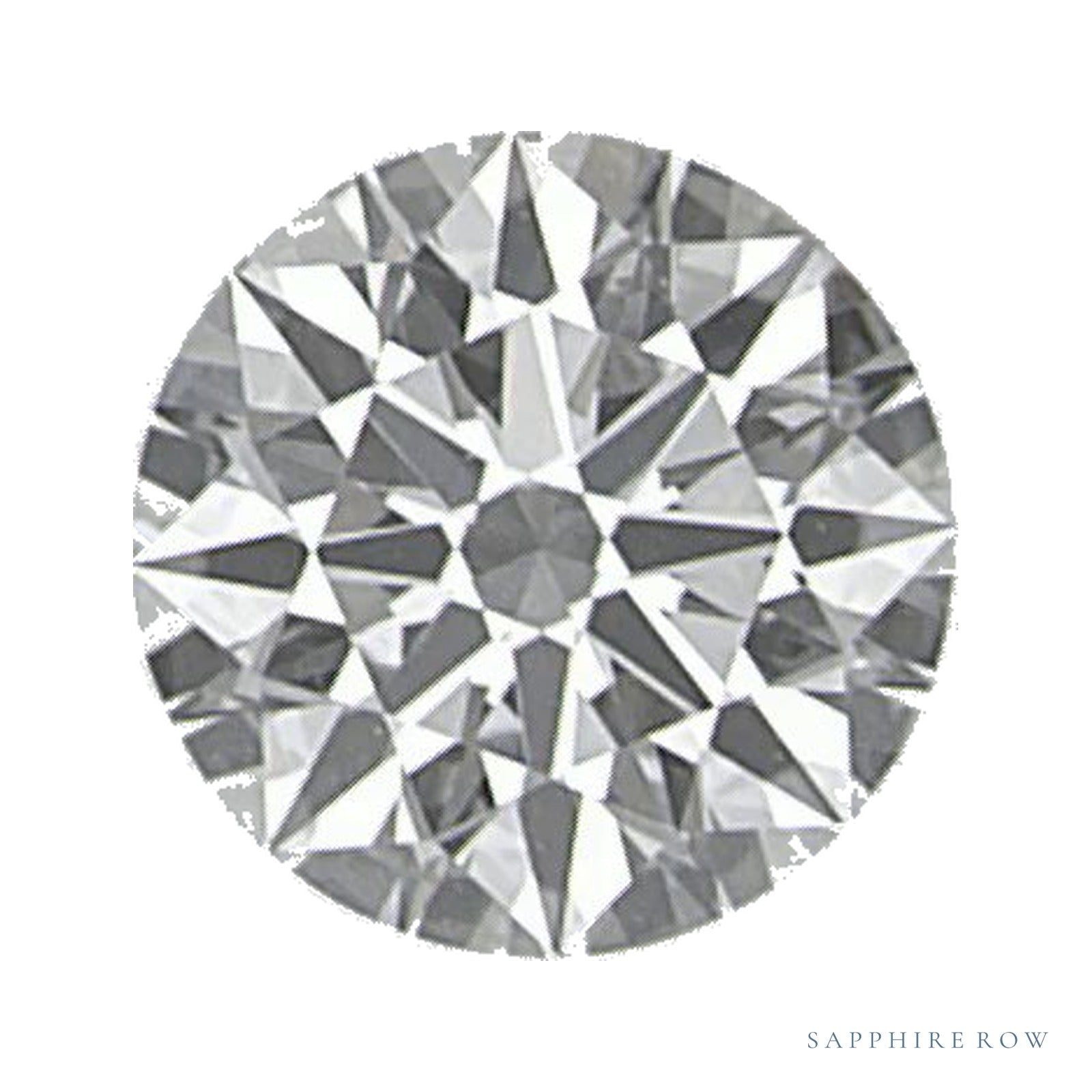 0.30 ct natural diamond, round cut | Sapphire Row · cut4
