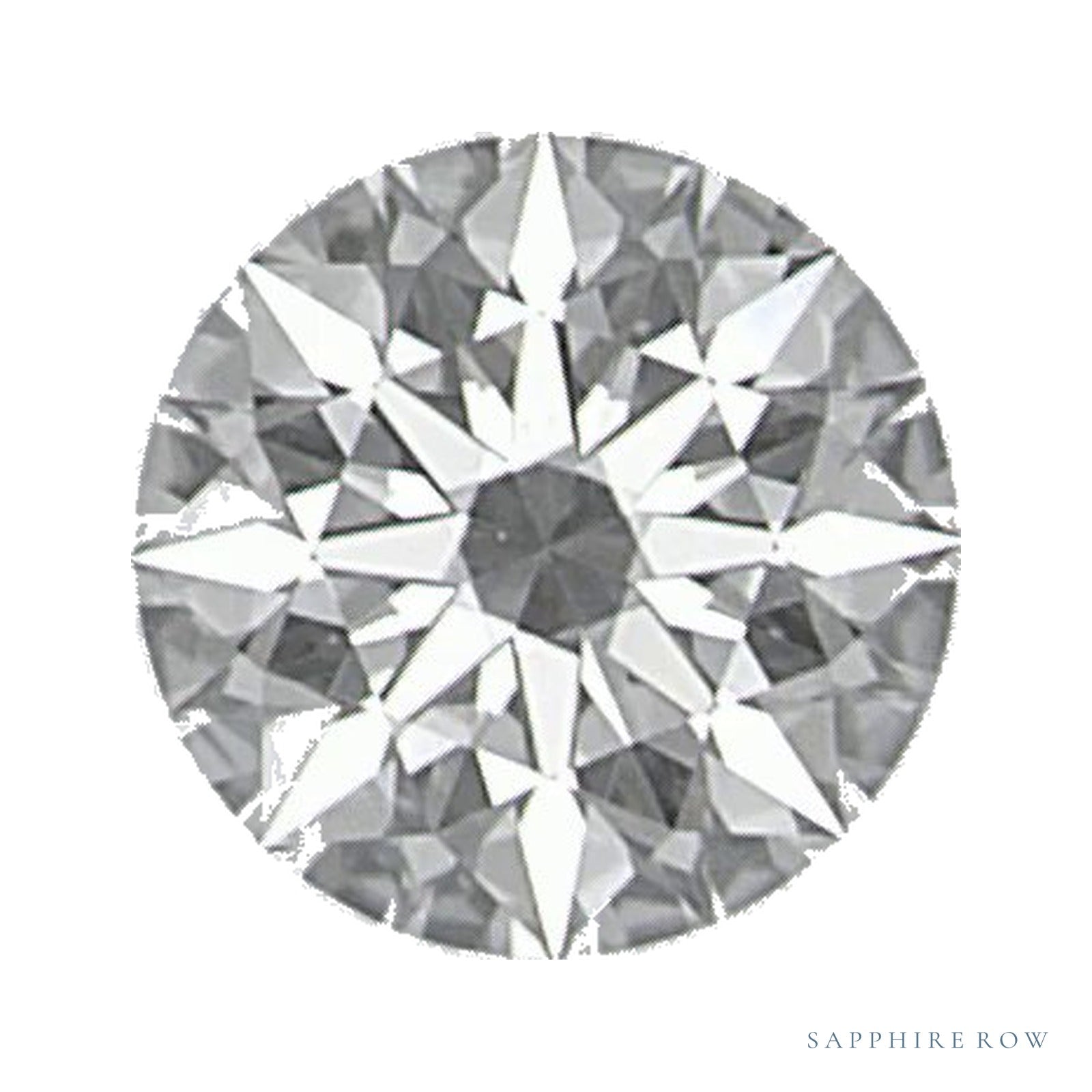 0.30 ct natural diamond, round cut | Sapphire Row · cut4