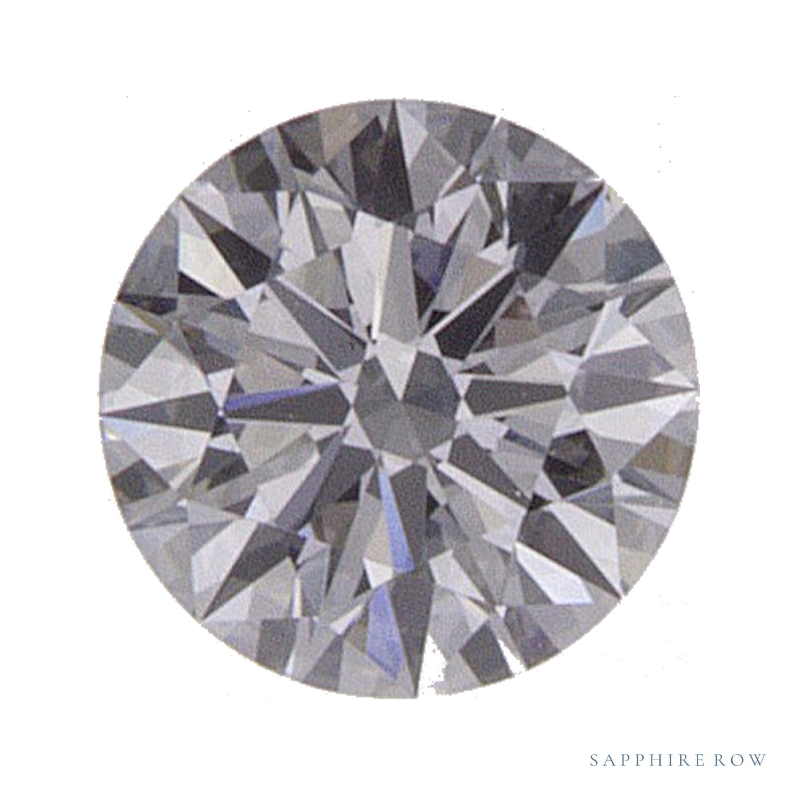 0.24 ct Round Natural Diamond – E VVS1 — Sapphire Row · cut · cut3 · cut4