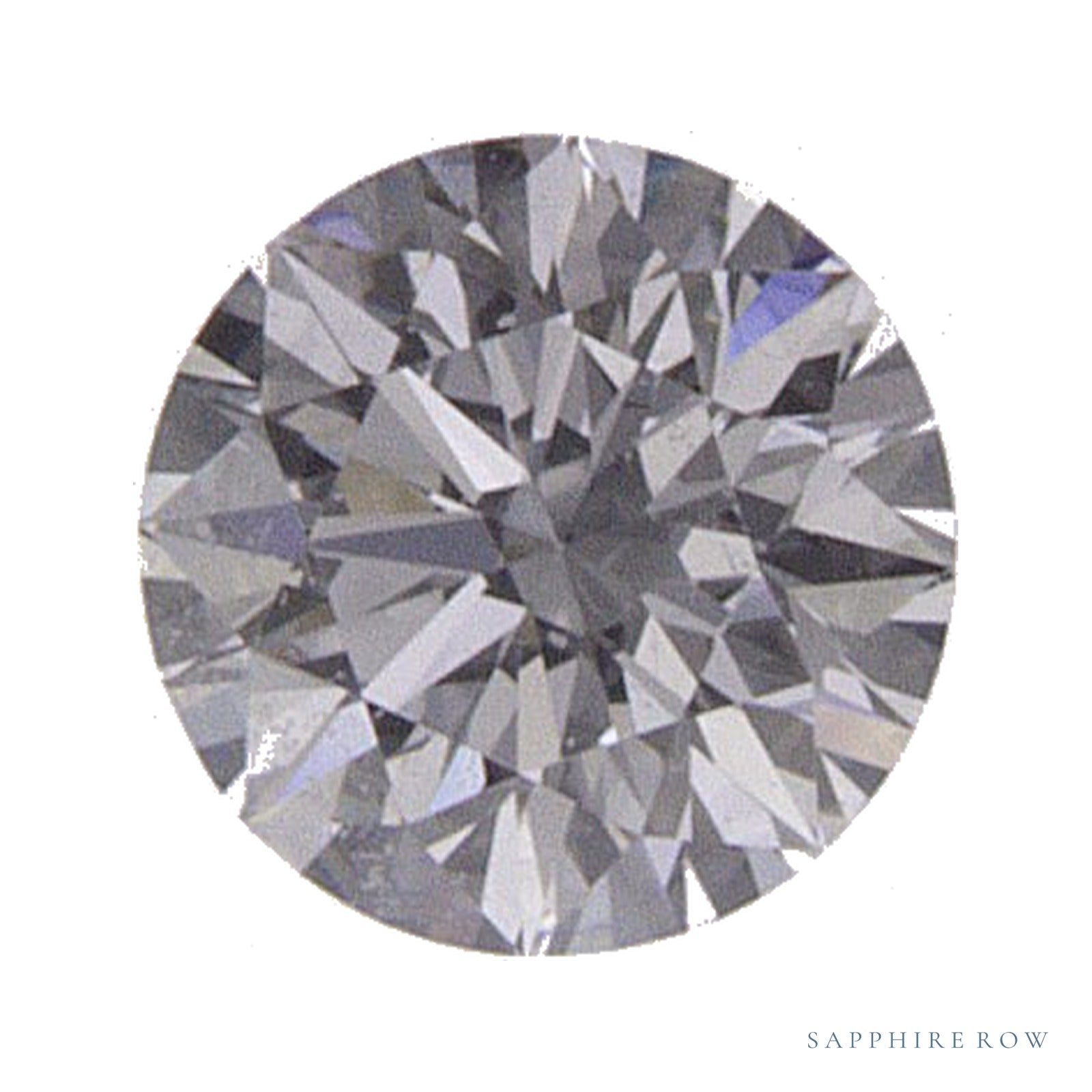0.22 ct Round Natural Diamond – E VVS1 — Sapphire Row · cut · cut3 · cut4