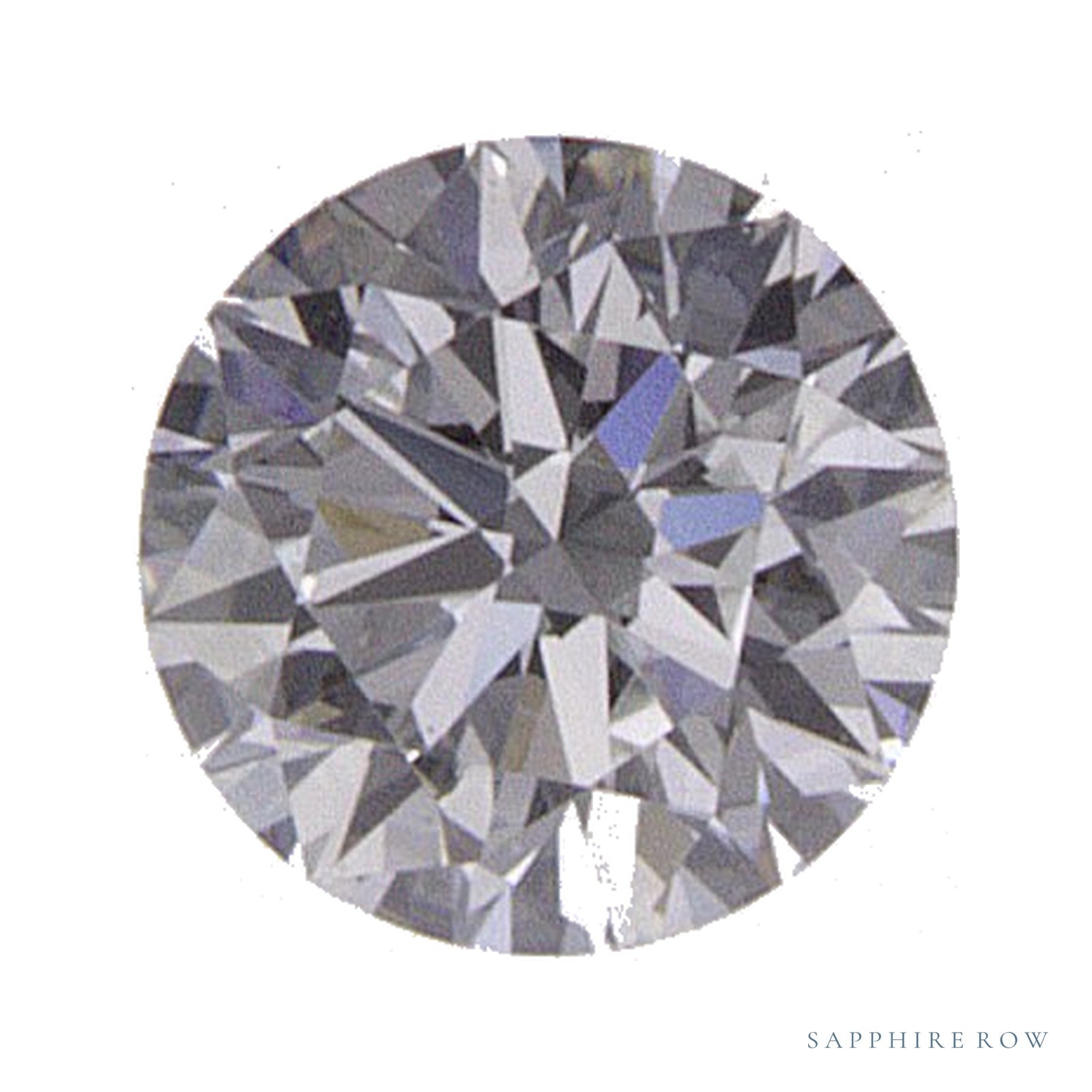 0.21 ct Round Natural Diamond – E VVS2 — Sapphire Row · cut · cut3 · cut4