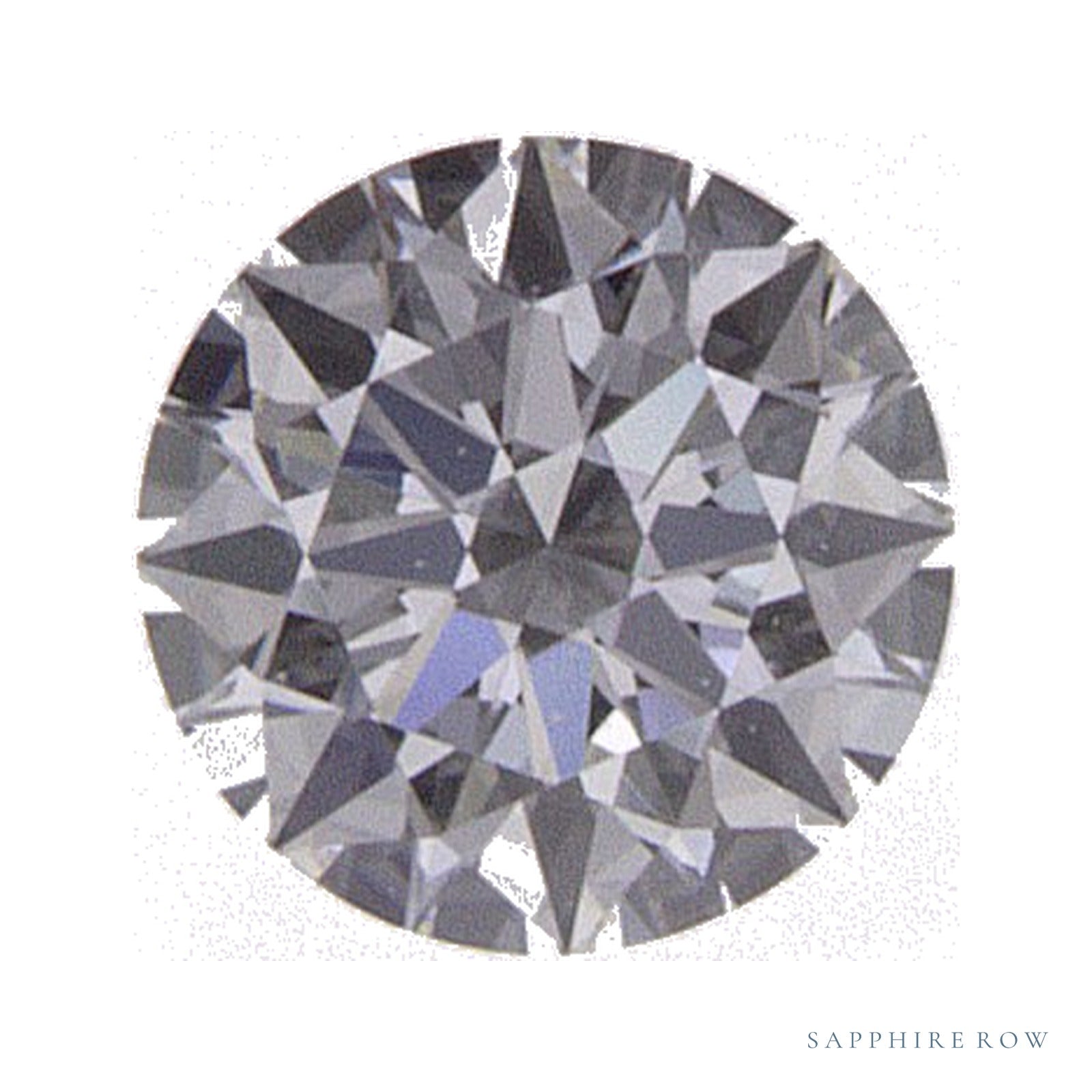 0.21 ct Round Natural Diamond – E VVS1 — Sapphire Row · cut · cut3 · cut4