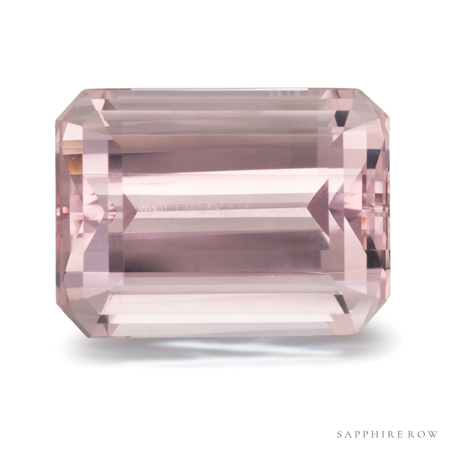 11.71 ct Emerald Natural Morganite — Sapphire Row · cut4