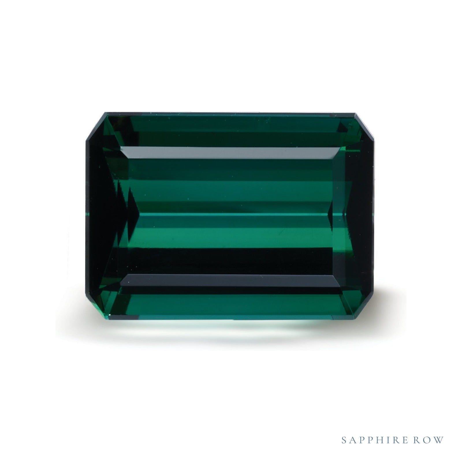 7.64 ct Emerald Natural Tourmaline — Sapphire Row · cut4