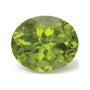 5.88 ct natural green peridot from China, oval cut | Sapphire Row · cut7