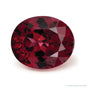 5.41 ct natural purple rhodolite garnet from Mozambique, oval cut | Sapphire Row · cut4
