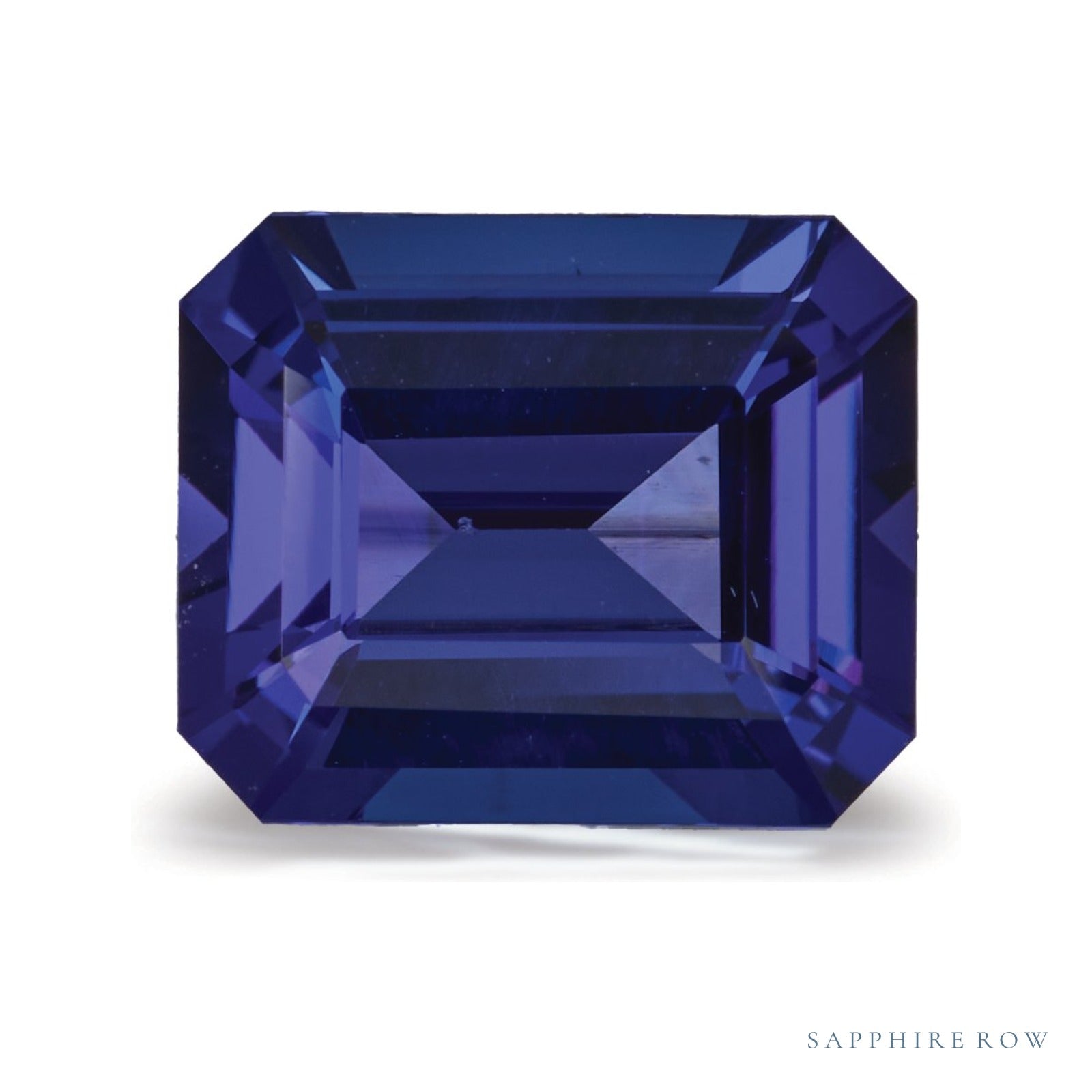 4.96 ct Emerald Natural Tanzanite — Sapphire Row · cut4