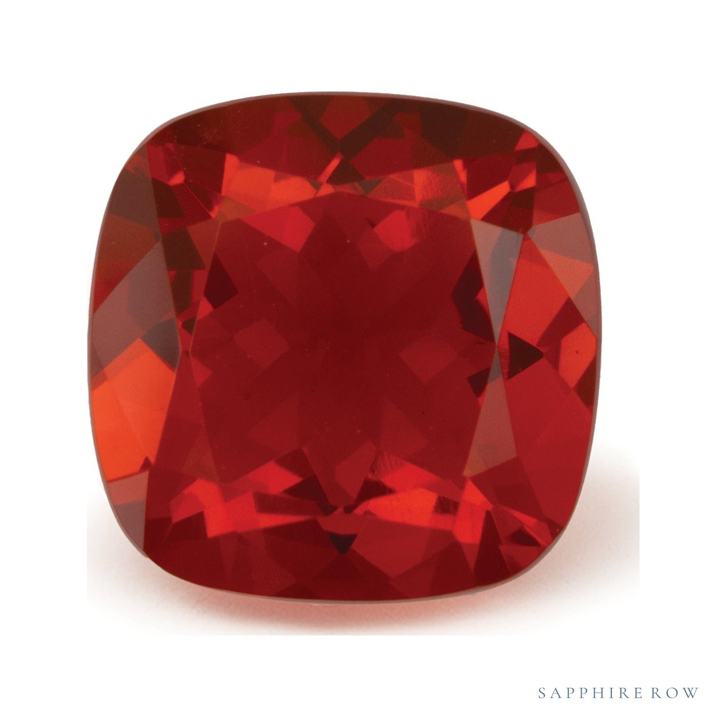 4.68 ct natural red opal from Mexico, cushion cut | Sapphire Row · cut7
