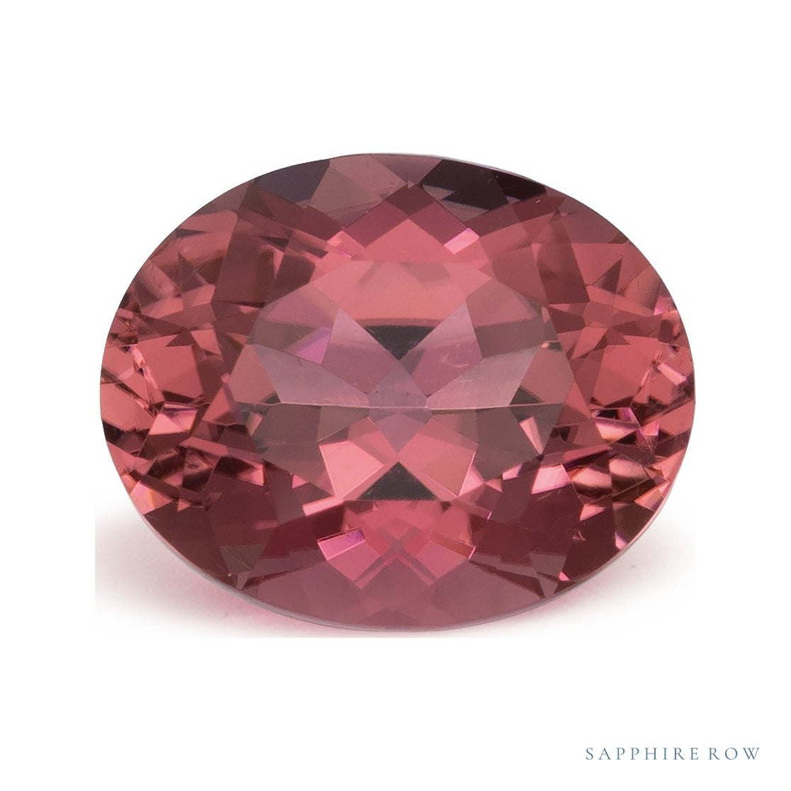3.97 ct natural pink tourmaline from Madagascar, oval cut | Sapphire Row · cut4 · cut5